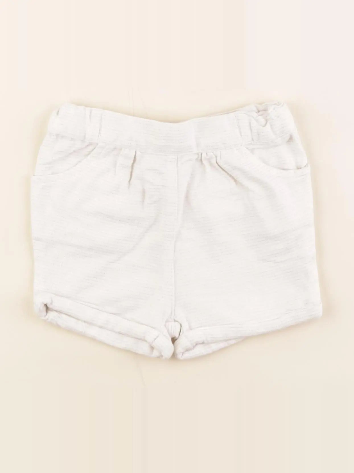 Tape à l'oeil - short beige, or - 18 mois