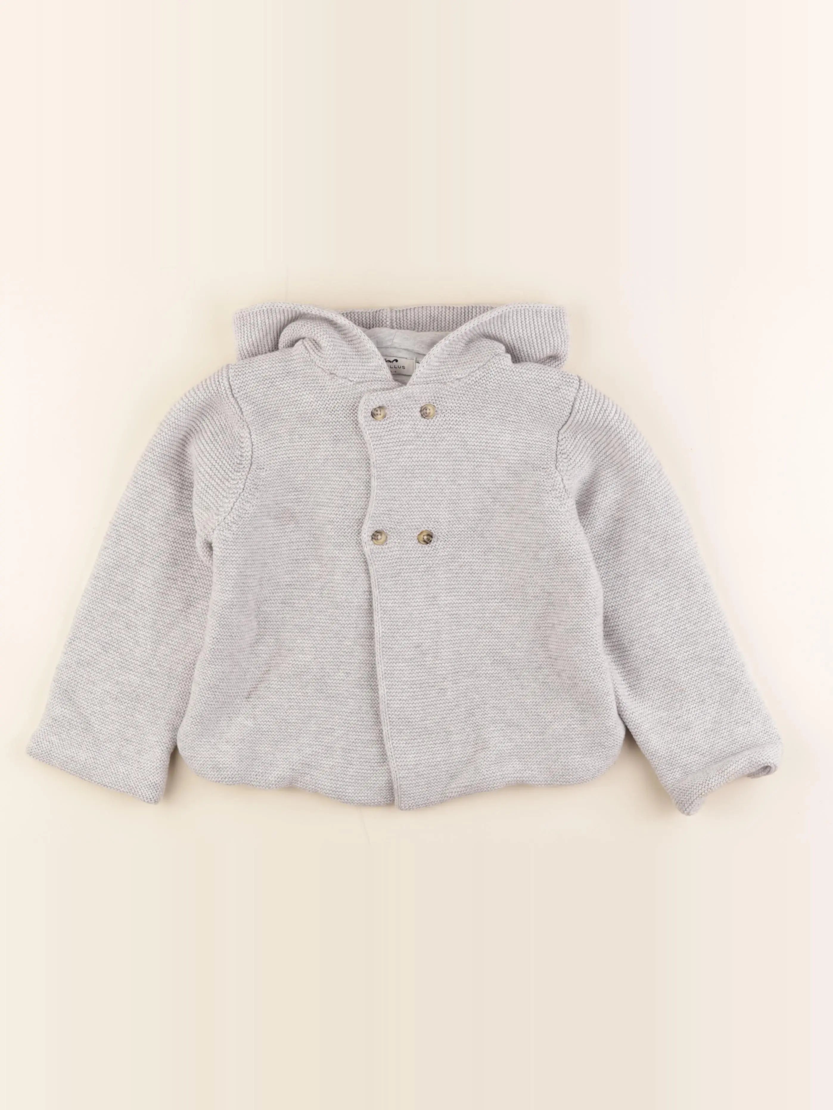 Cyrillus - veste doublé gris - 36 mois