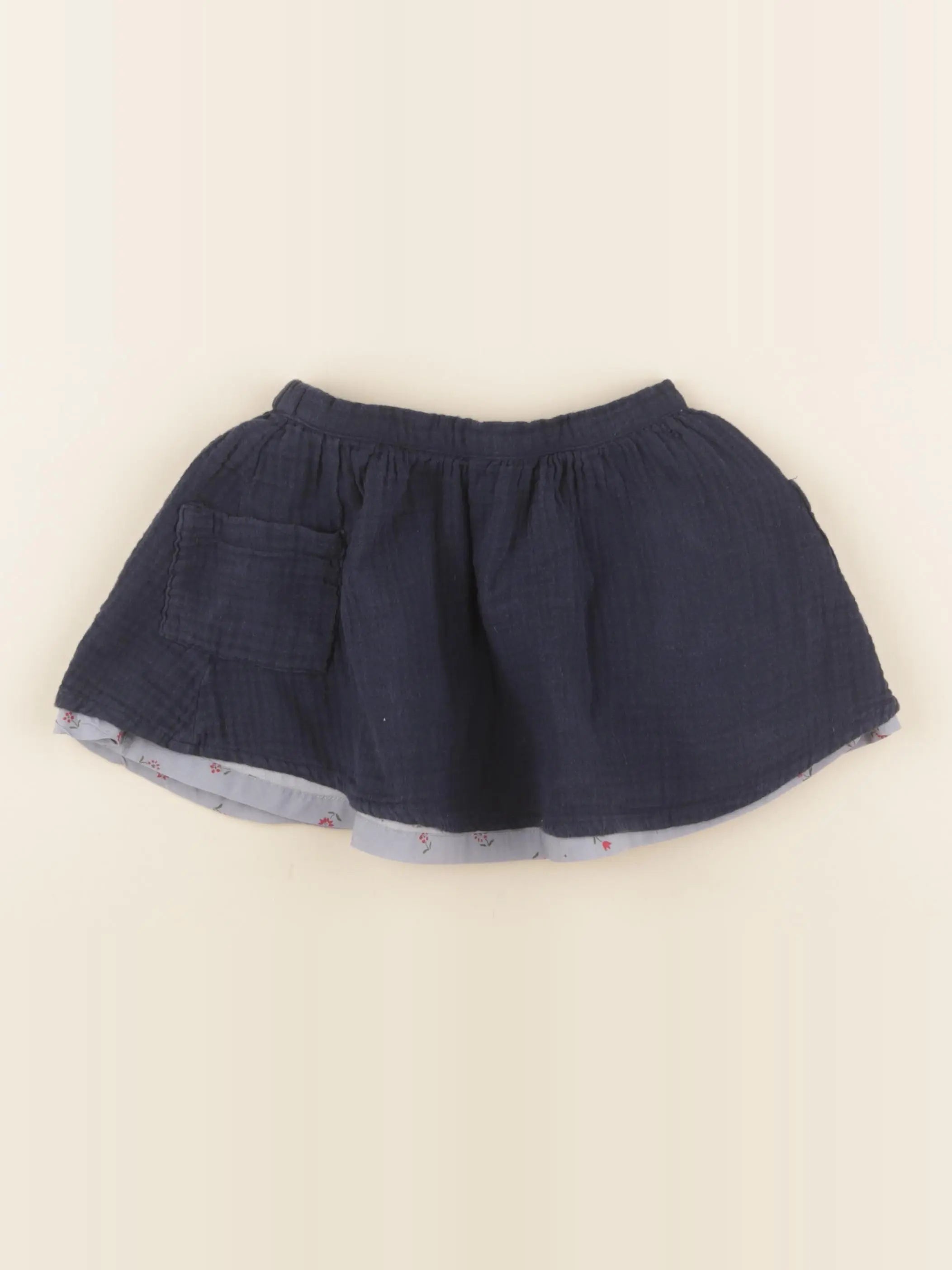 Vertbaudet - jupe bleu - 4 ans