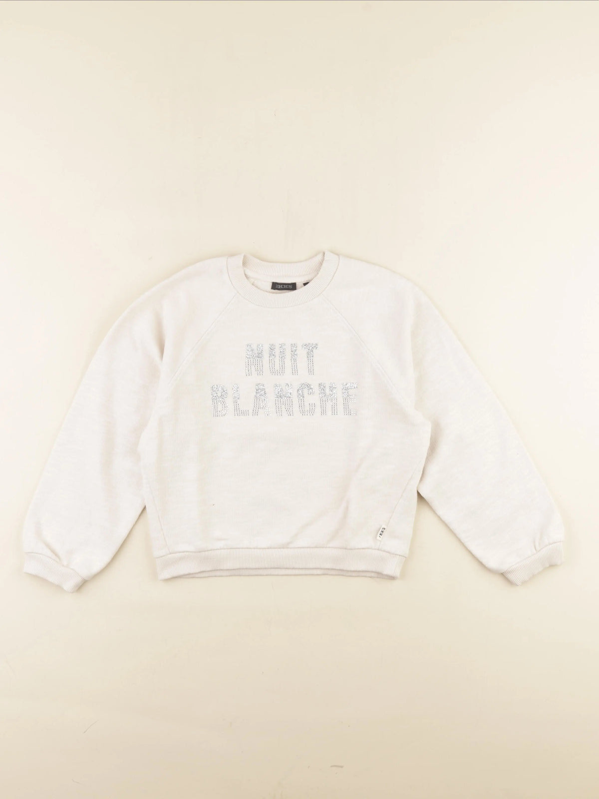IKKS - sweat blanc - 6 ans