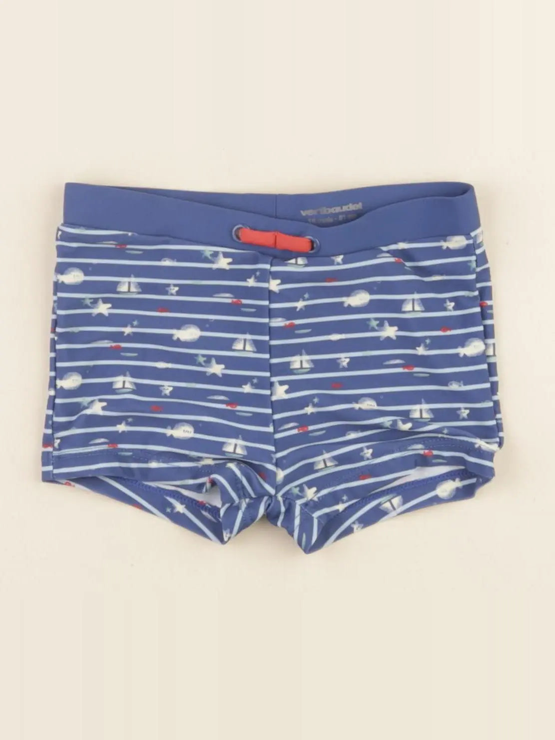 Vertbaudet - maillot de bain bleu - 18 mois