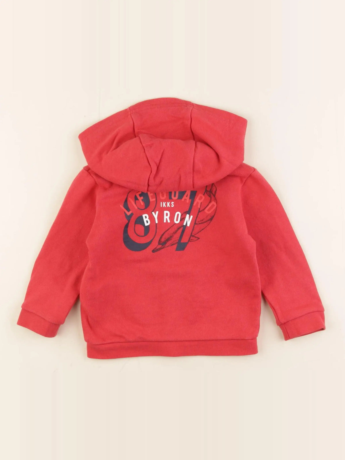 IKKS - sweat imprimé au dos rouge - 12 mois