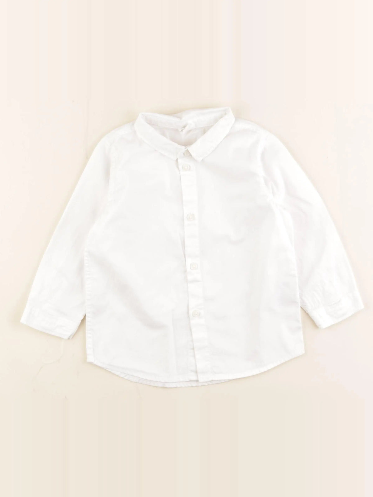 H&M - chemise blanc - 12/18 mois