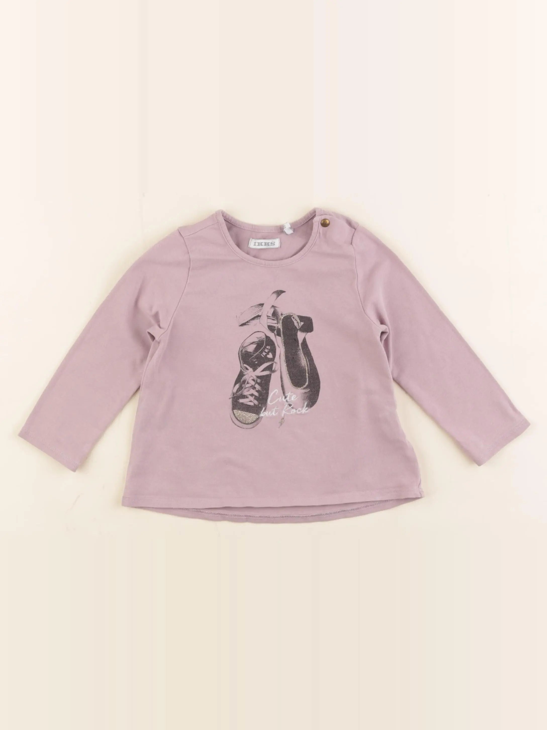 IKKS - tee-shirt violet - 18 mois