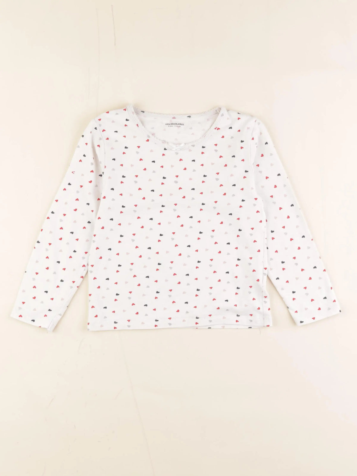 Vertbaudet - maillot de corps blanc - 6 ans