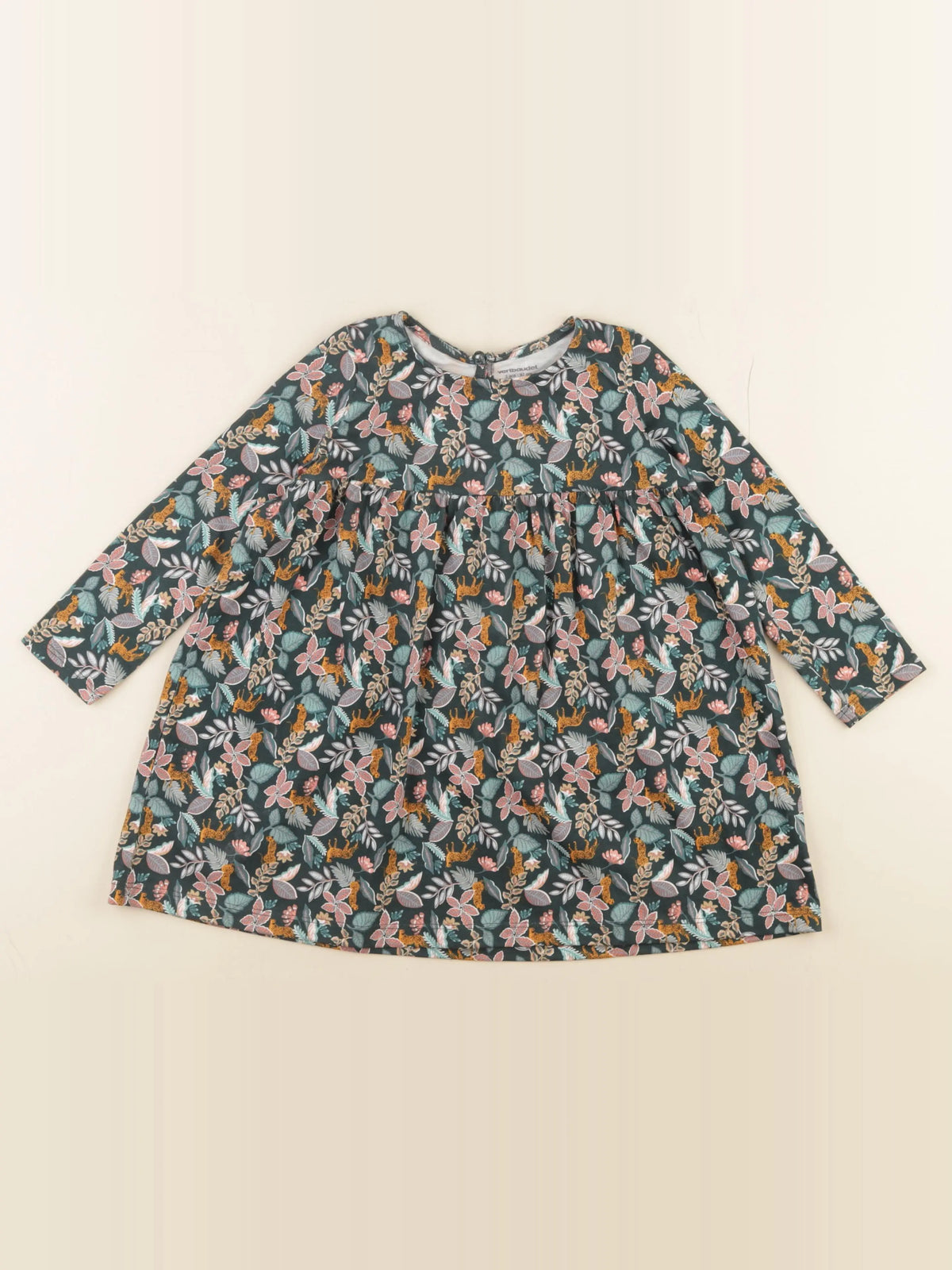 Vertbaudet - robe multicolore - 3 ans