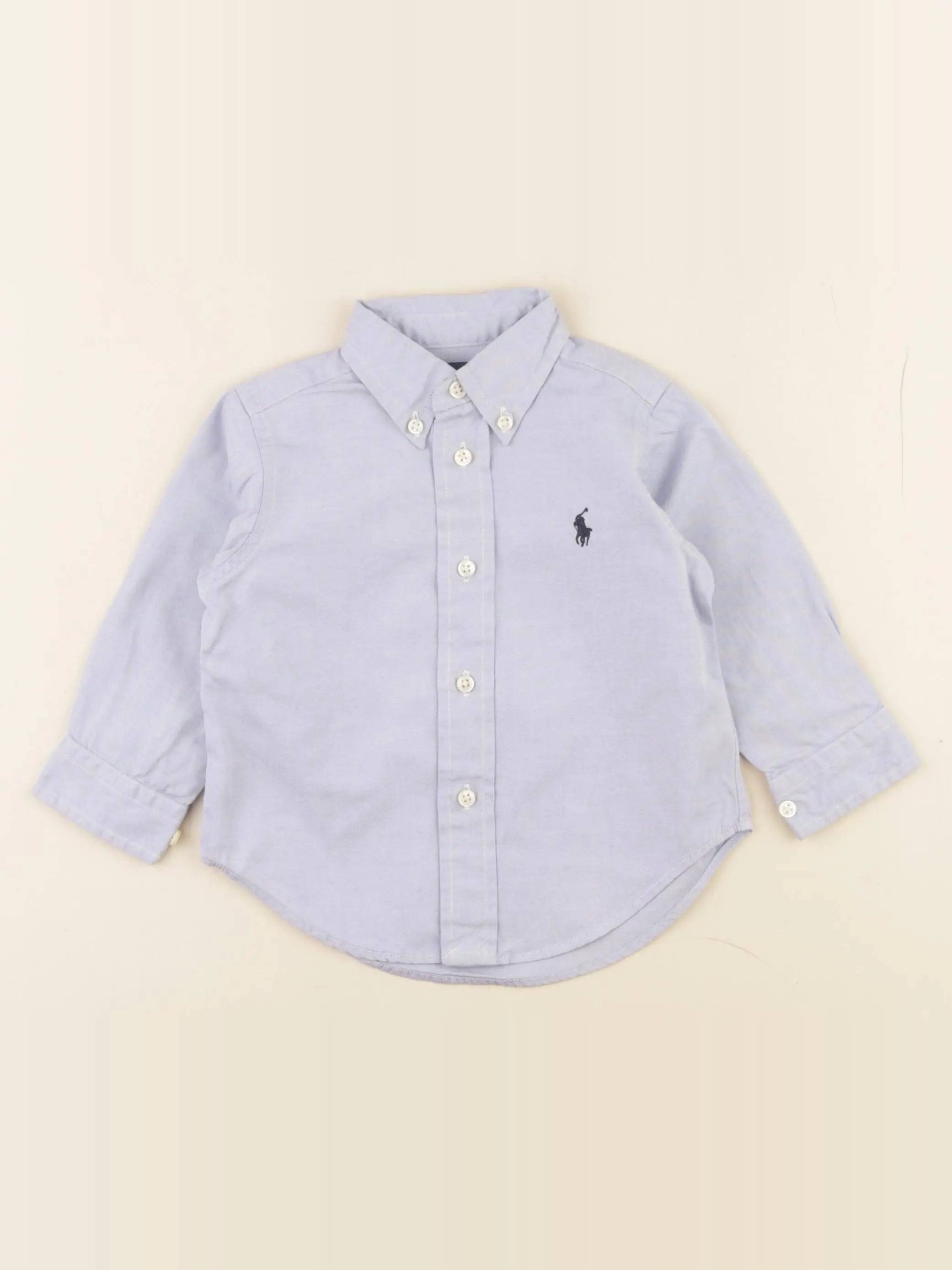 Ralph Lauren - chemise bleu - 12 mois