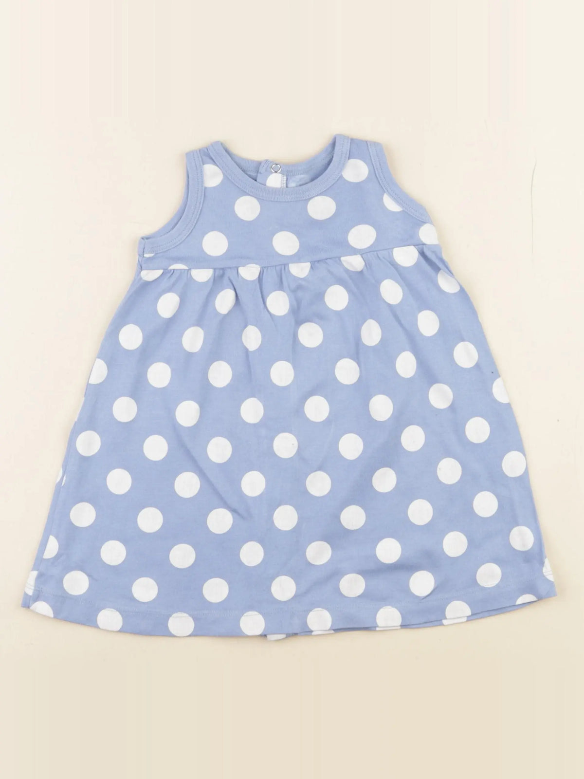 Petit Bateau - robe bleu - 6 mois