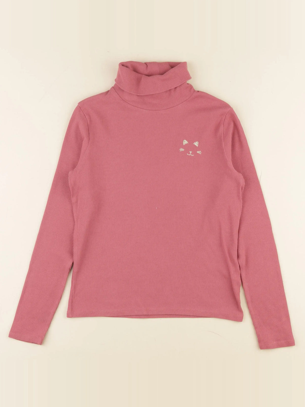Vertbaudet - sous-pull rose - 10 ans