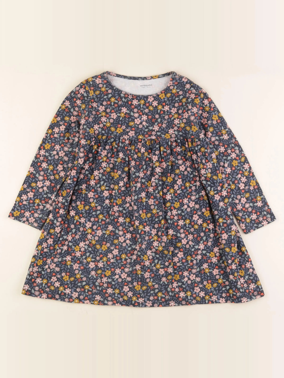 Vertbaudet - robe multicolore - 6 ans