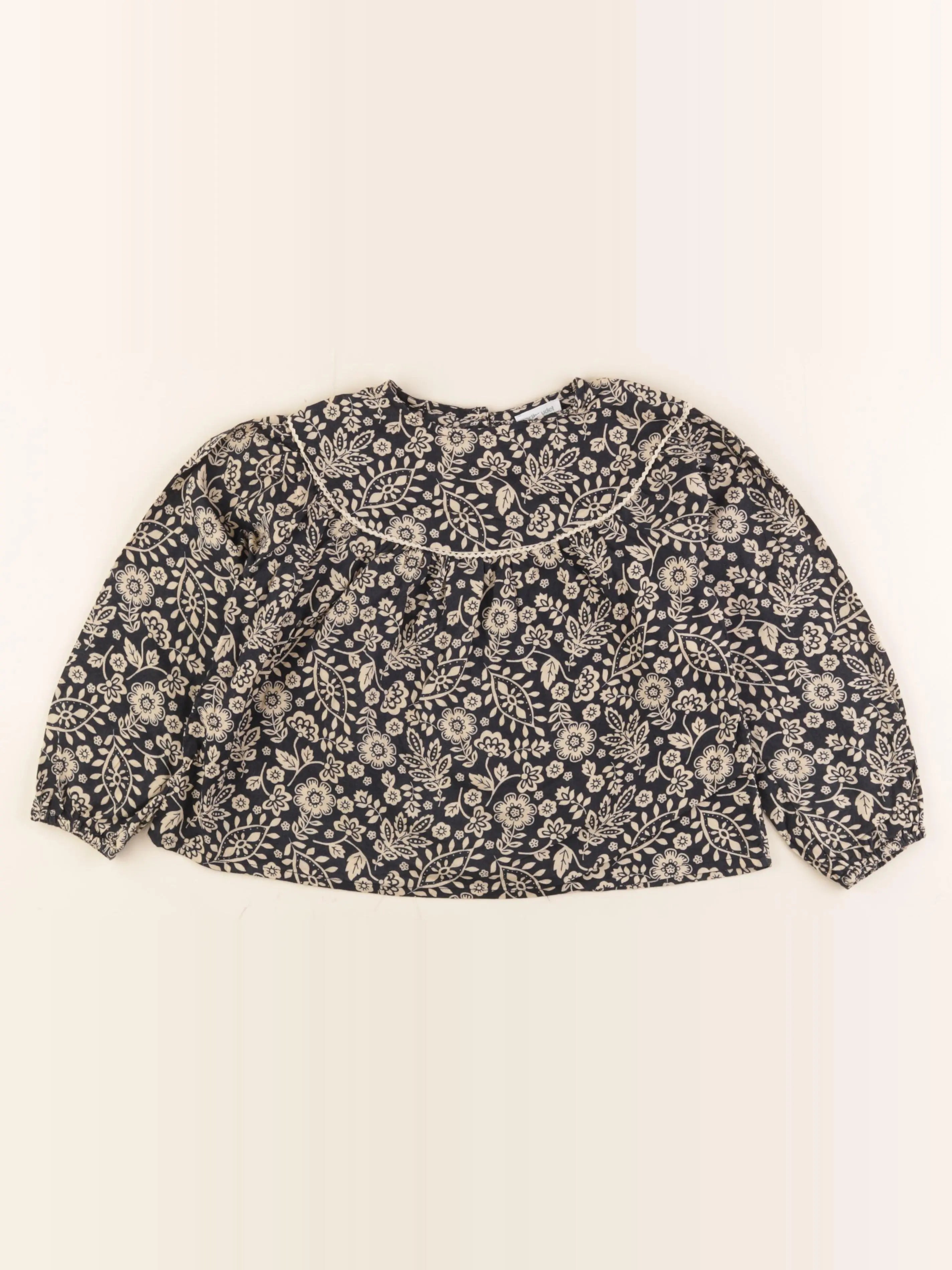 Vertbaudet - blouse noir - 6 ans