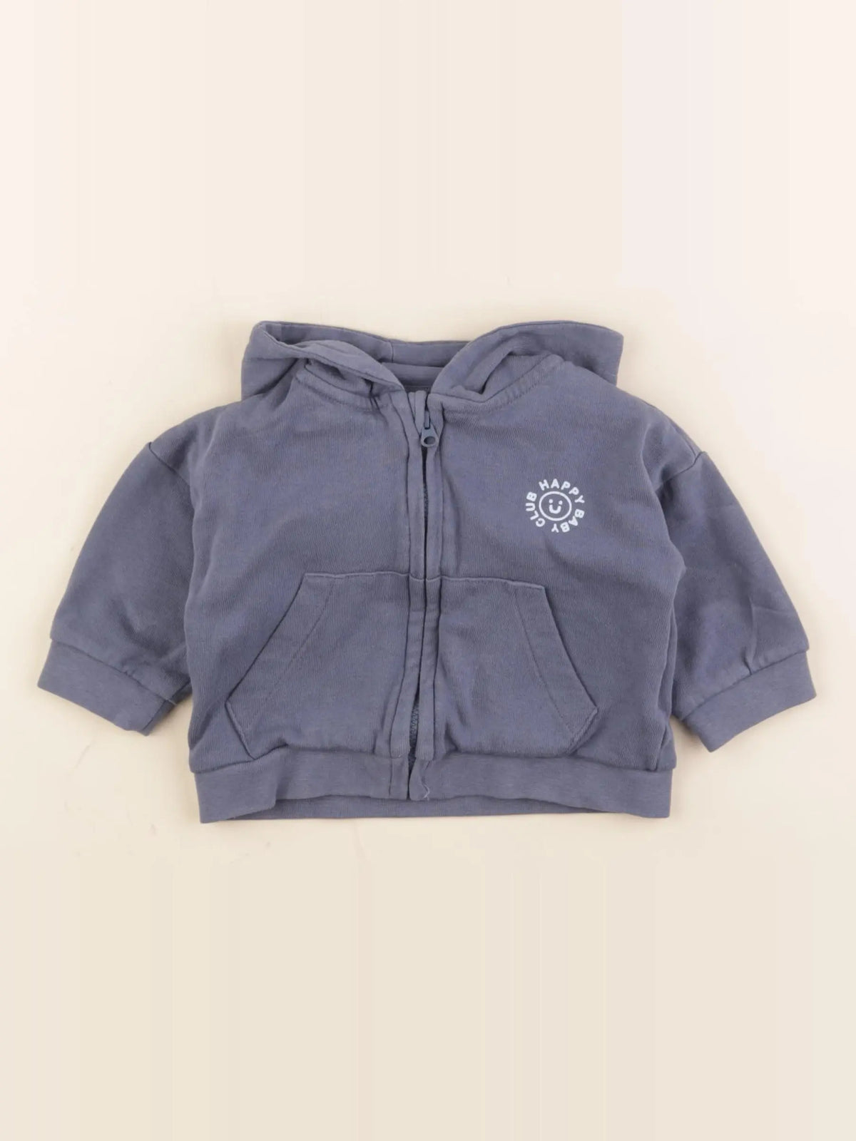 Vertbaudet - sweat bleu - 6 mois