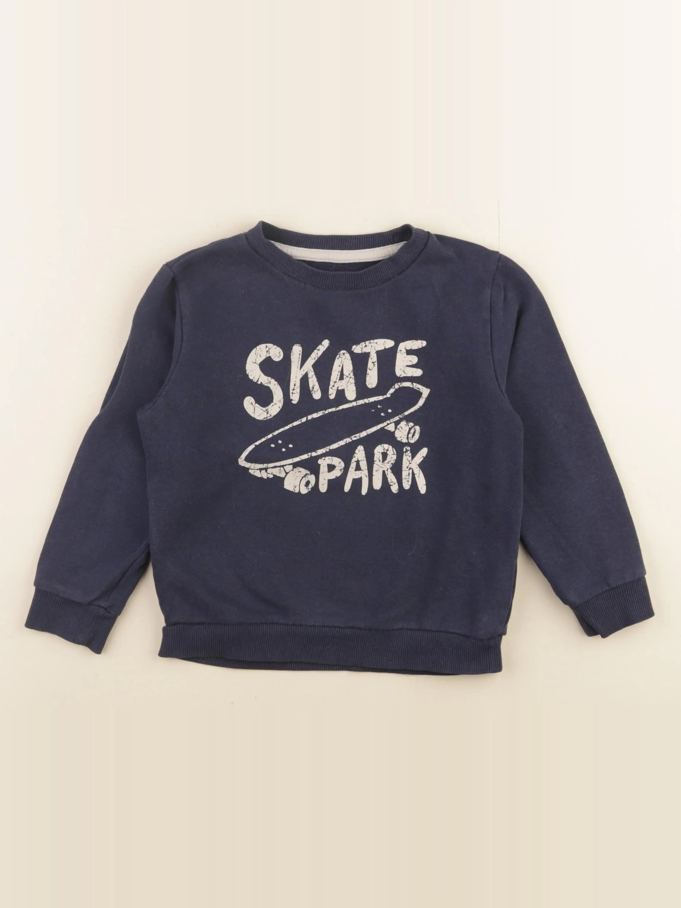 Vertbaudet - sweat bleu - 4 ans