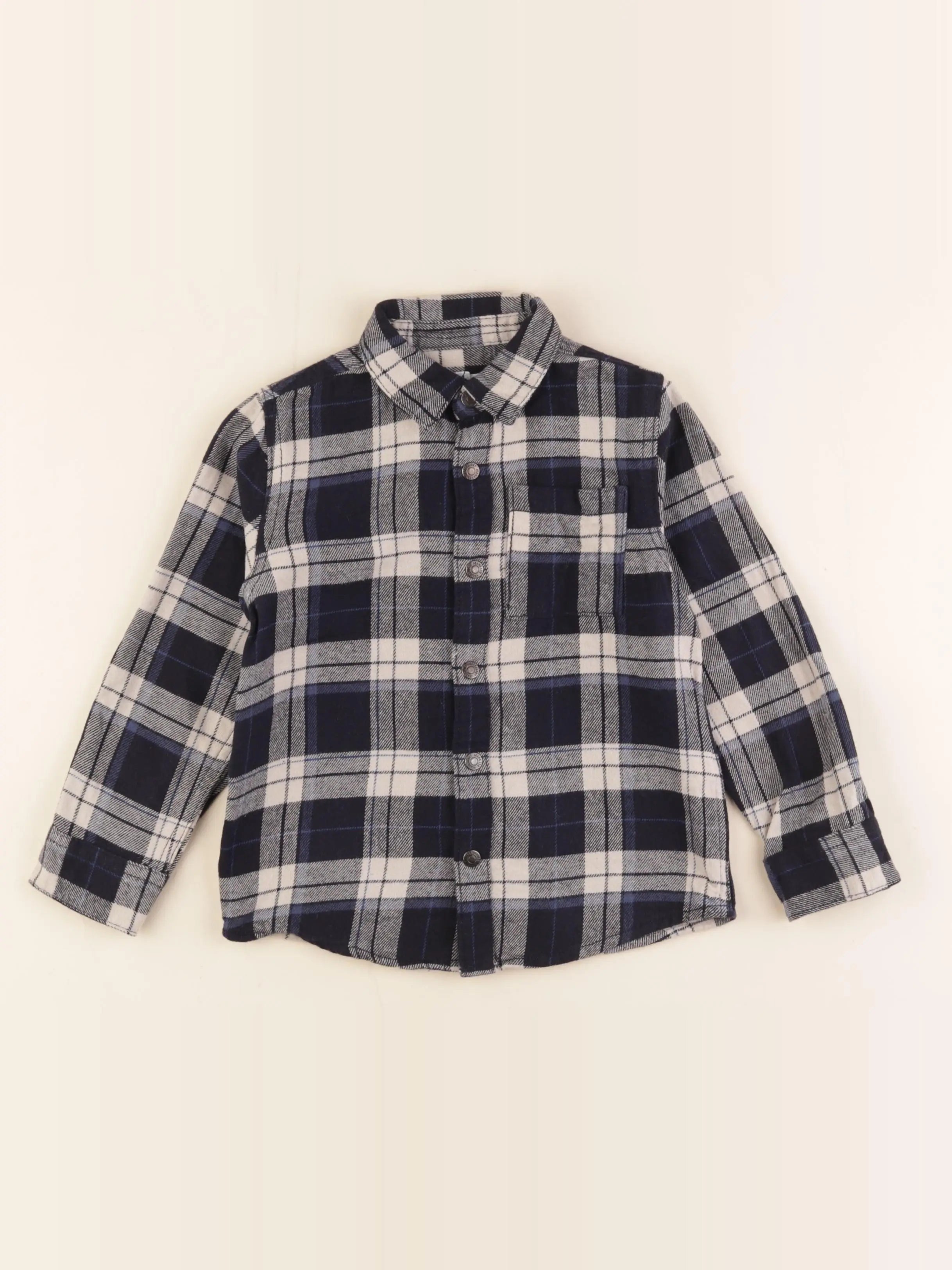 Vertbaudet - chemise multicolore - 5 ans