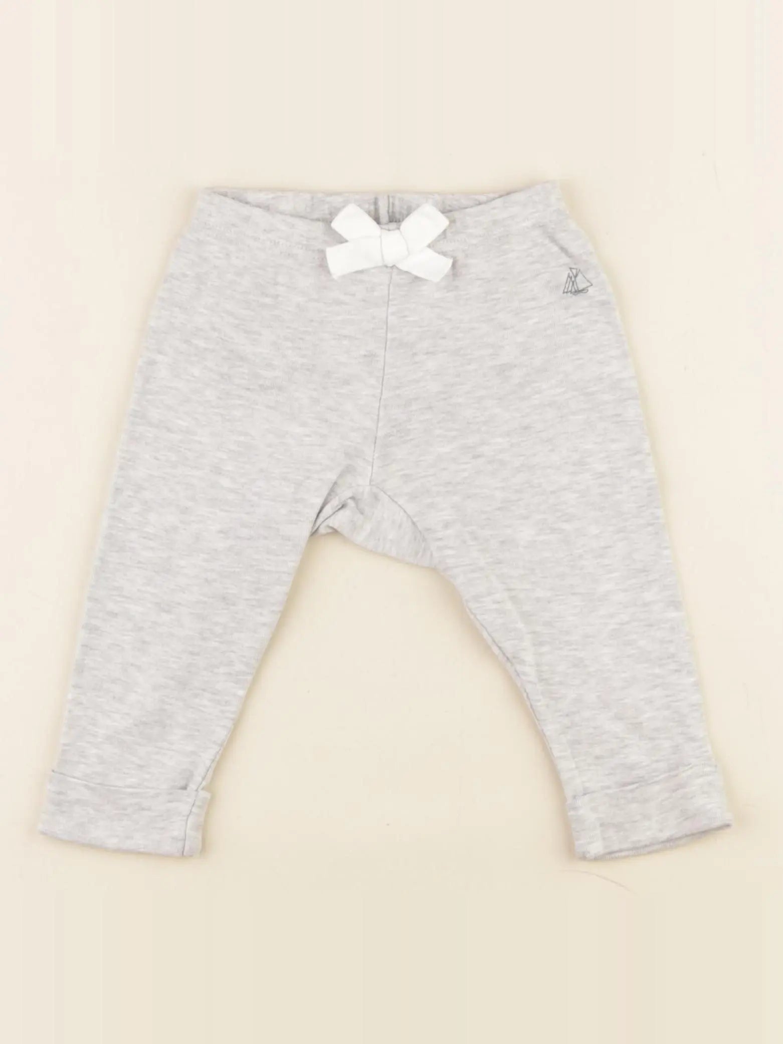 Petit Bateau - legging gris - 6 mois