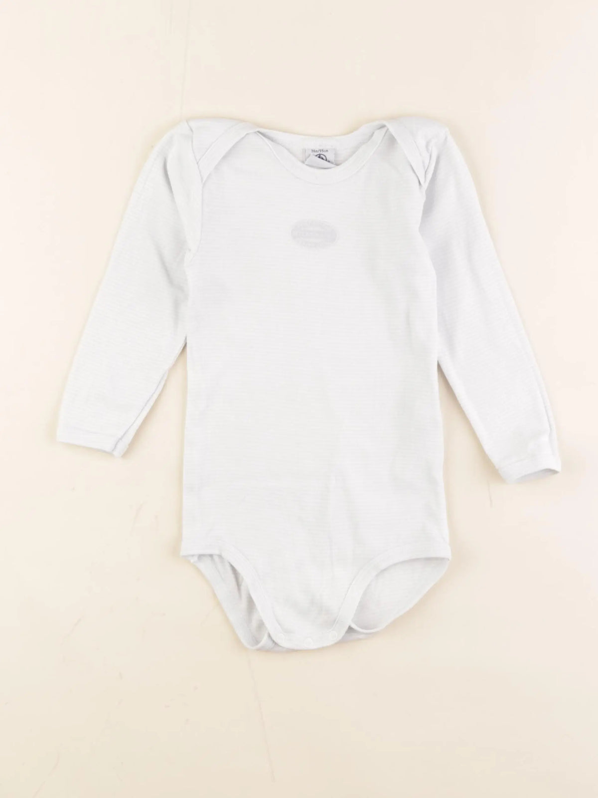 Petit Bateau - body bleu - 36 mois