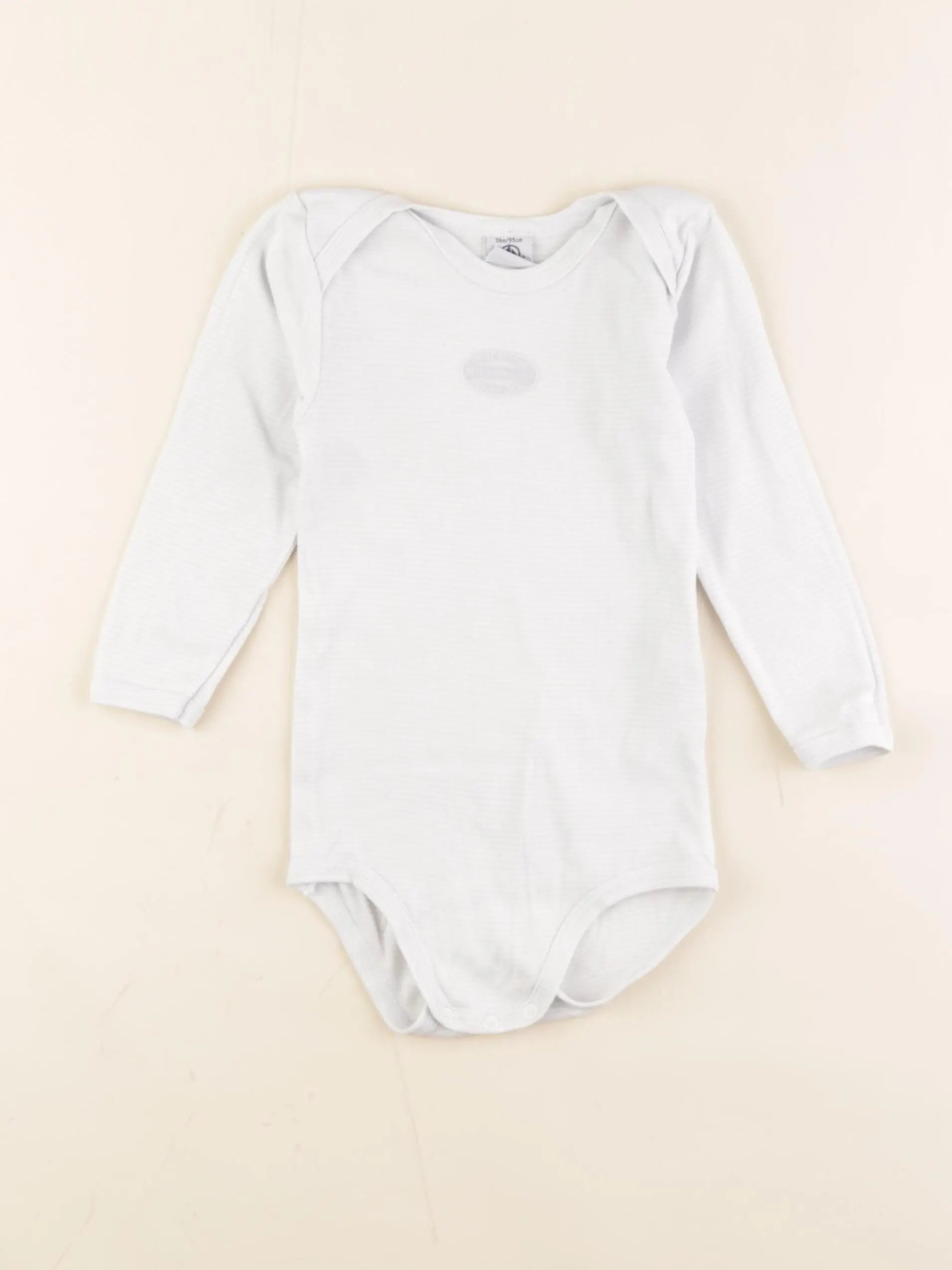 Petit Bateau - body bleu - 36 mois