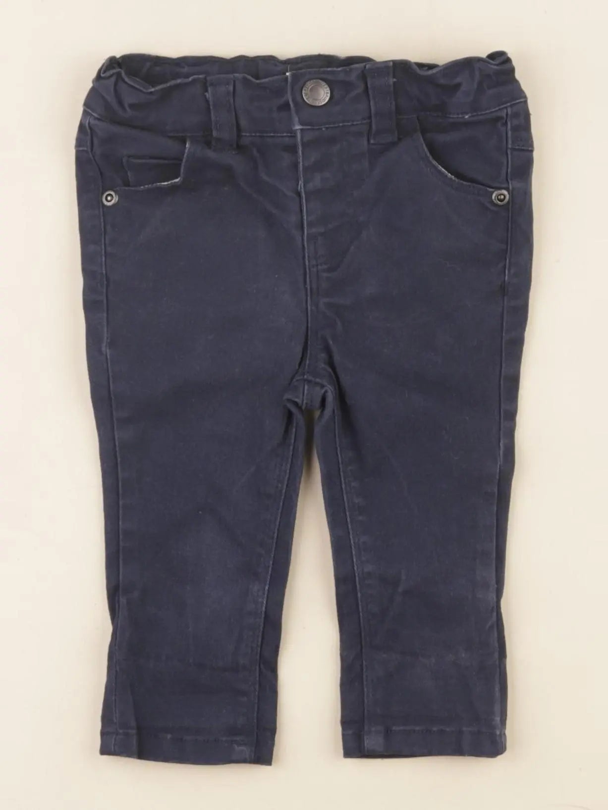Vertbaudet - pantalon bleu - 6 mois