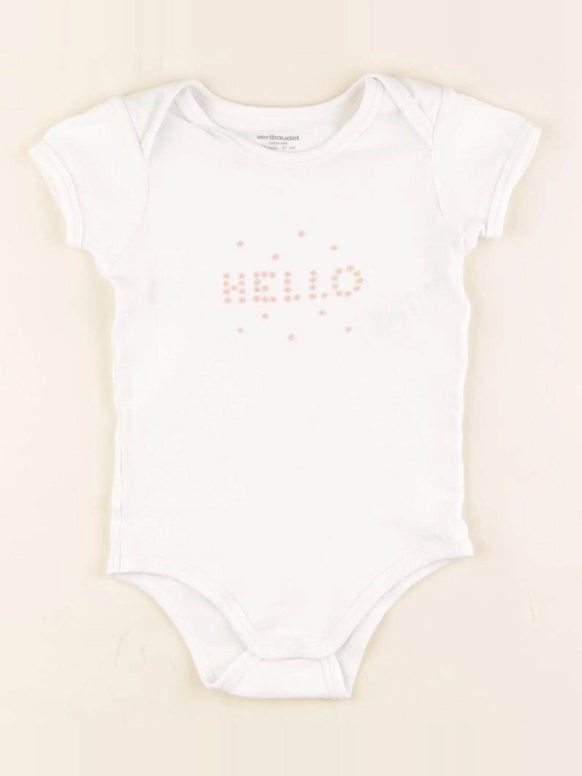 Vertbaudet - body blanc - 36 mois