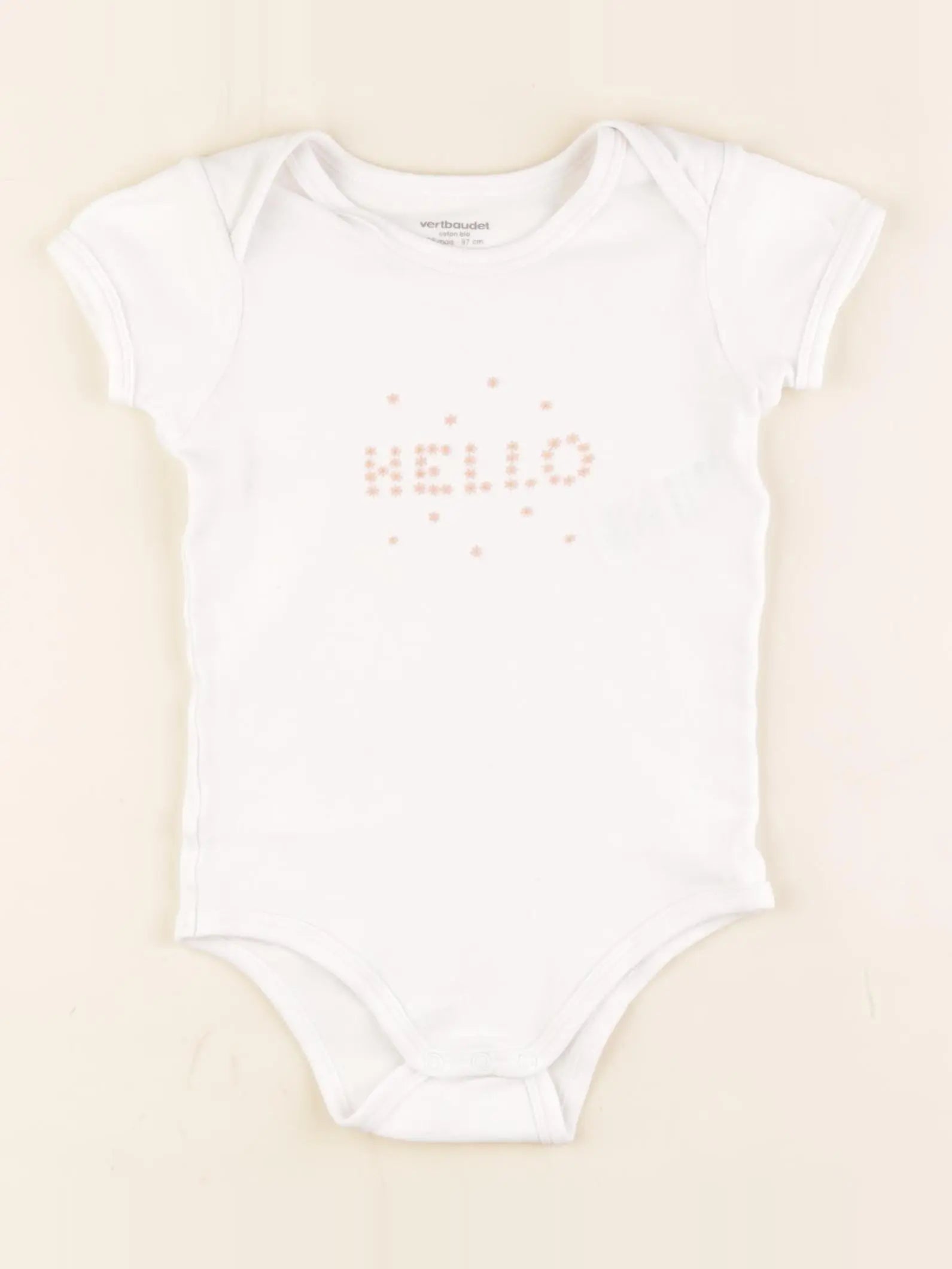 Vertbaudet - body blanc - 36 mois