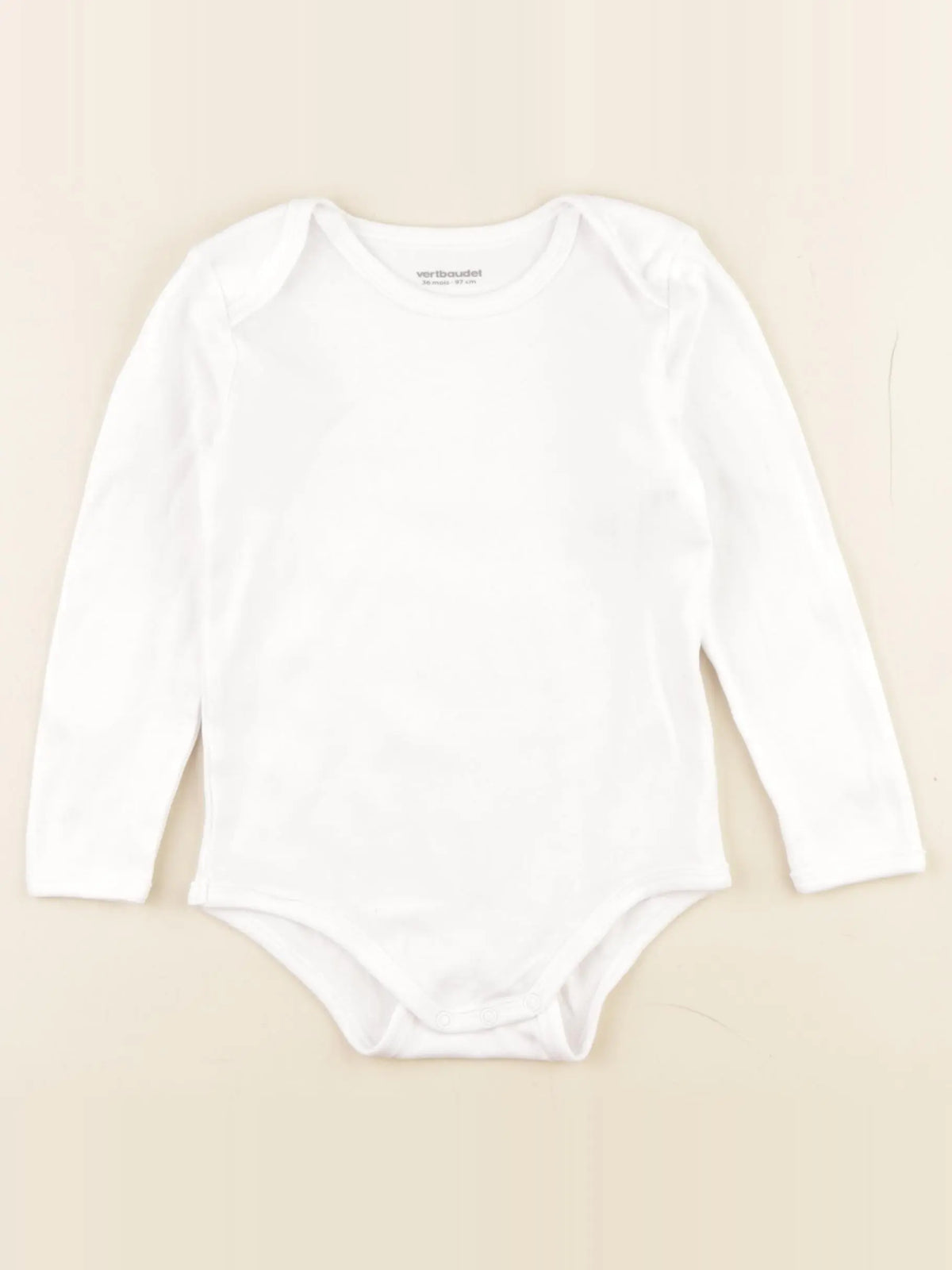 Vertbaudet - body blanc - 36 mois
