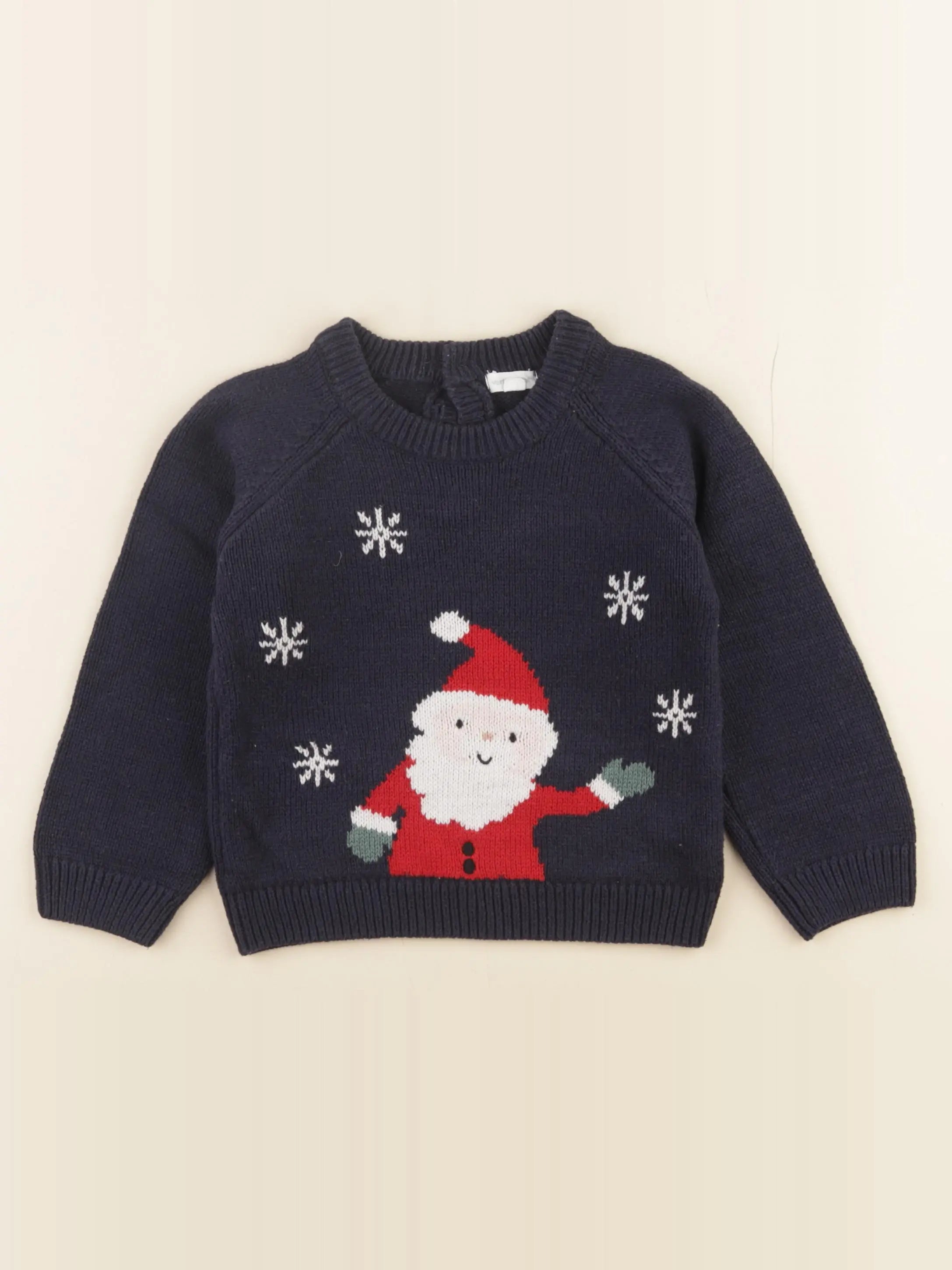 Vertbaudet - pull bleu - 36 mois