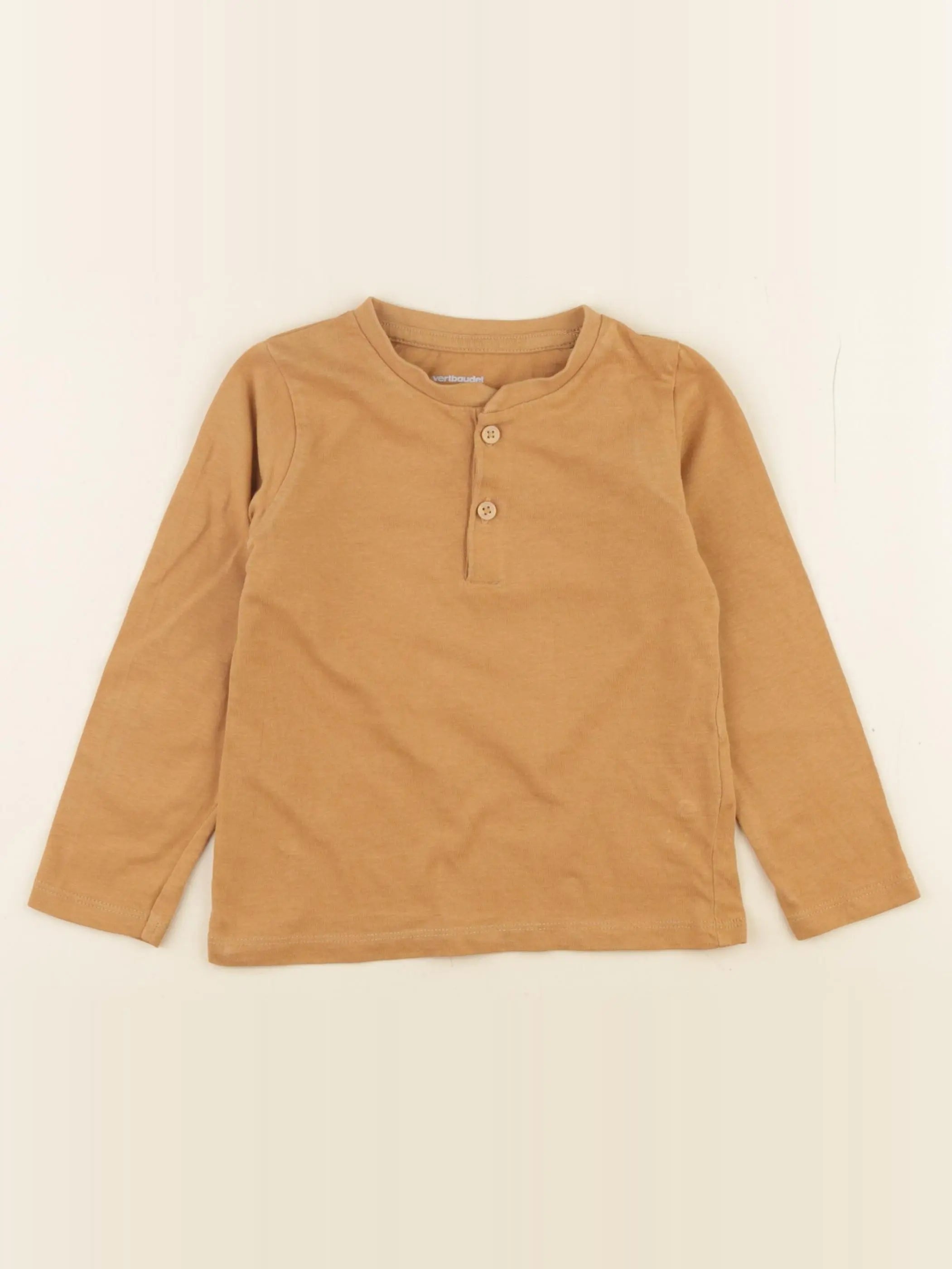 Vertbaudet - tee-shirt jaune - 36 mois