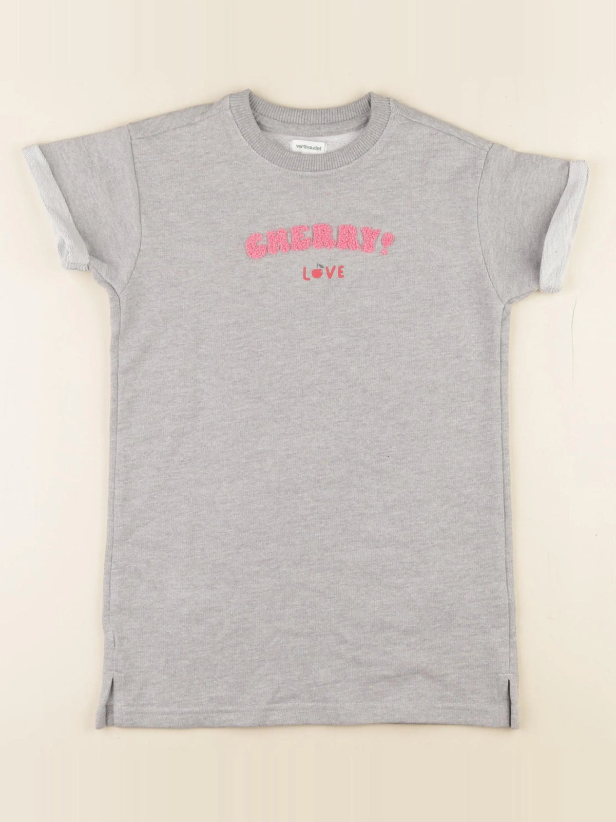 Vertbaudet - robe gris - 4 ans