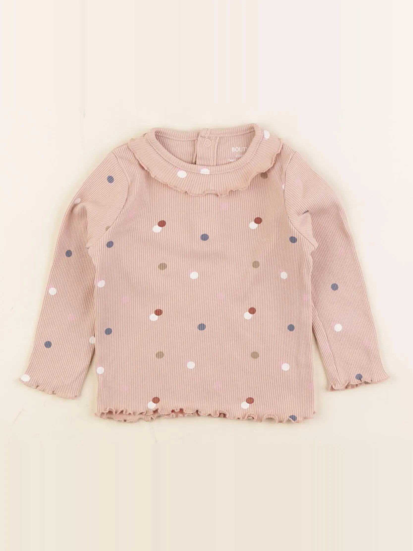 Boutchou - tee-shirt rose - 9 mois