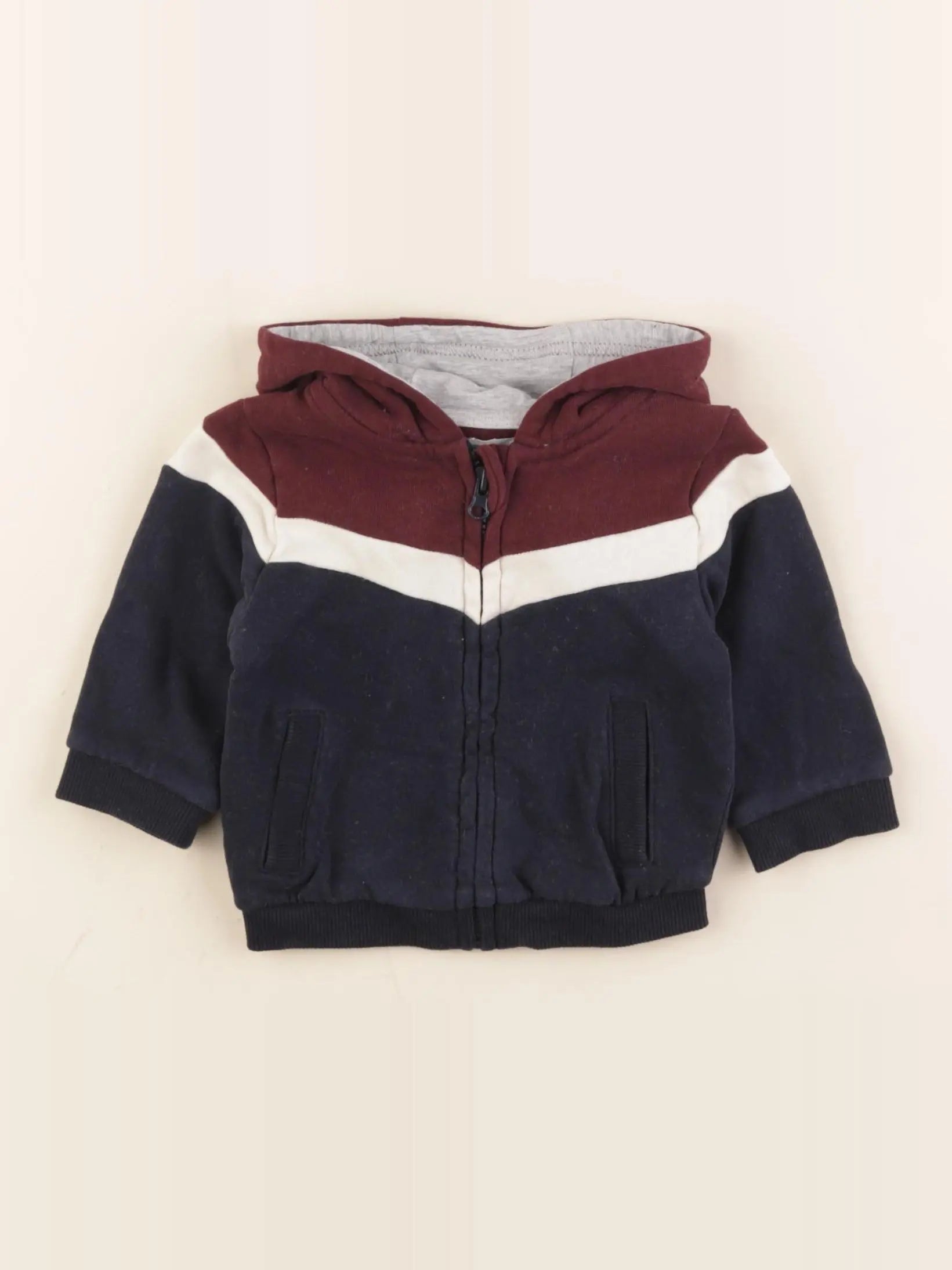 Vertbaudet - sweat bleu - 3 mois