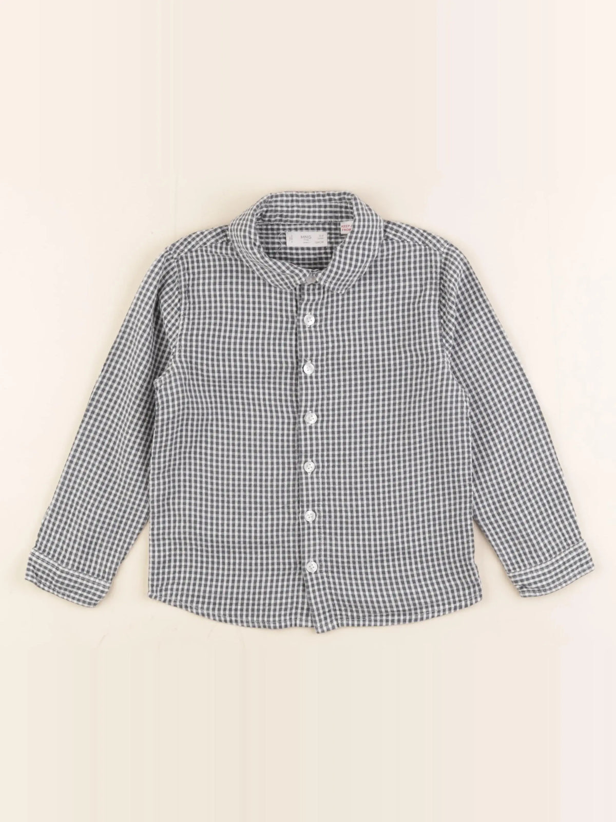 Mango - chemise bleu - 3/4 ans