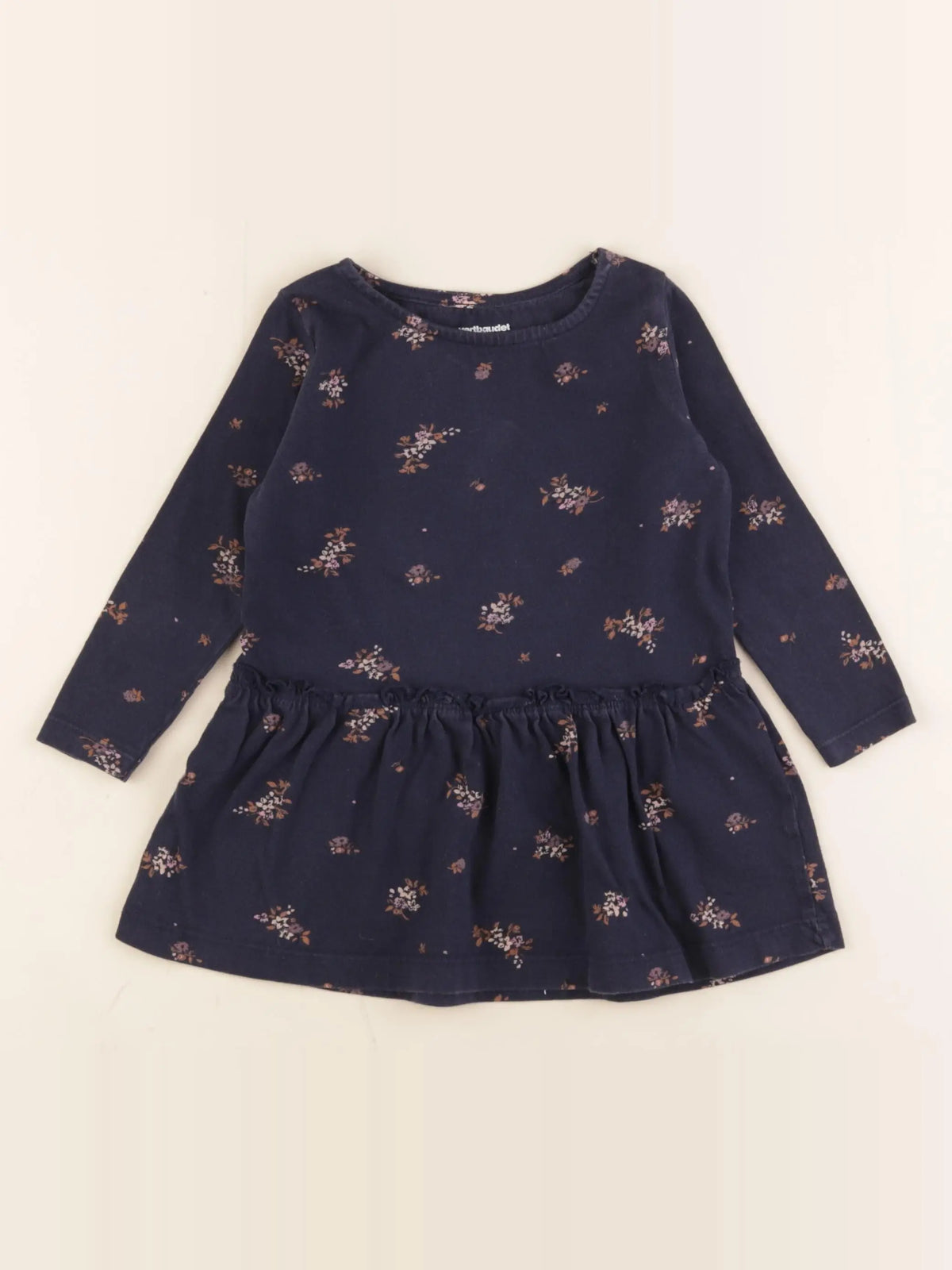 Vertbaudet - robe bleu - 2 ans
