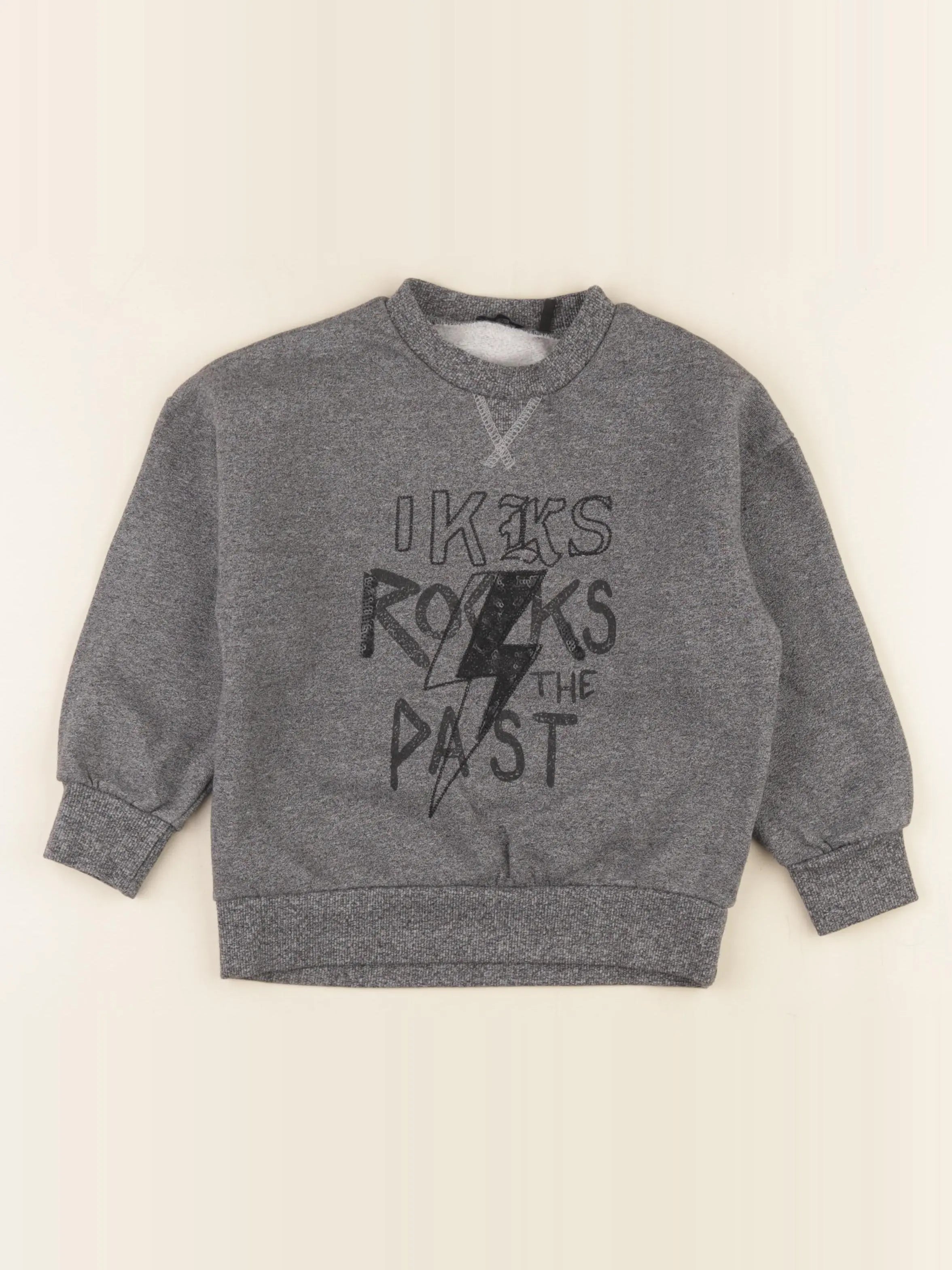 IKKS - sweat gris - 4 ans