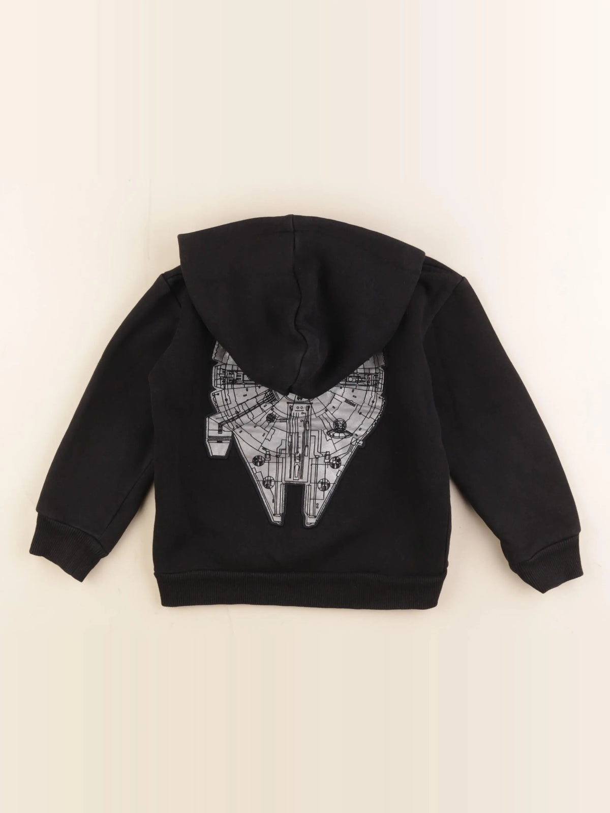 IKKS - sweat imprimé au dos noir - 4 ans