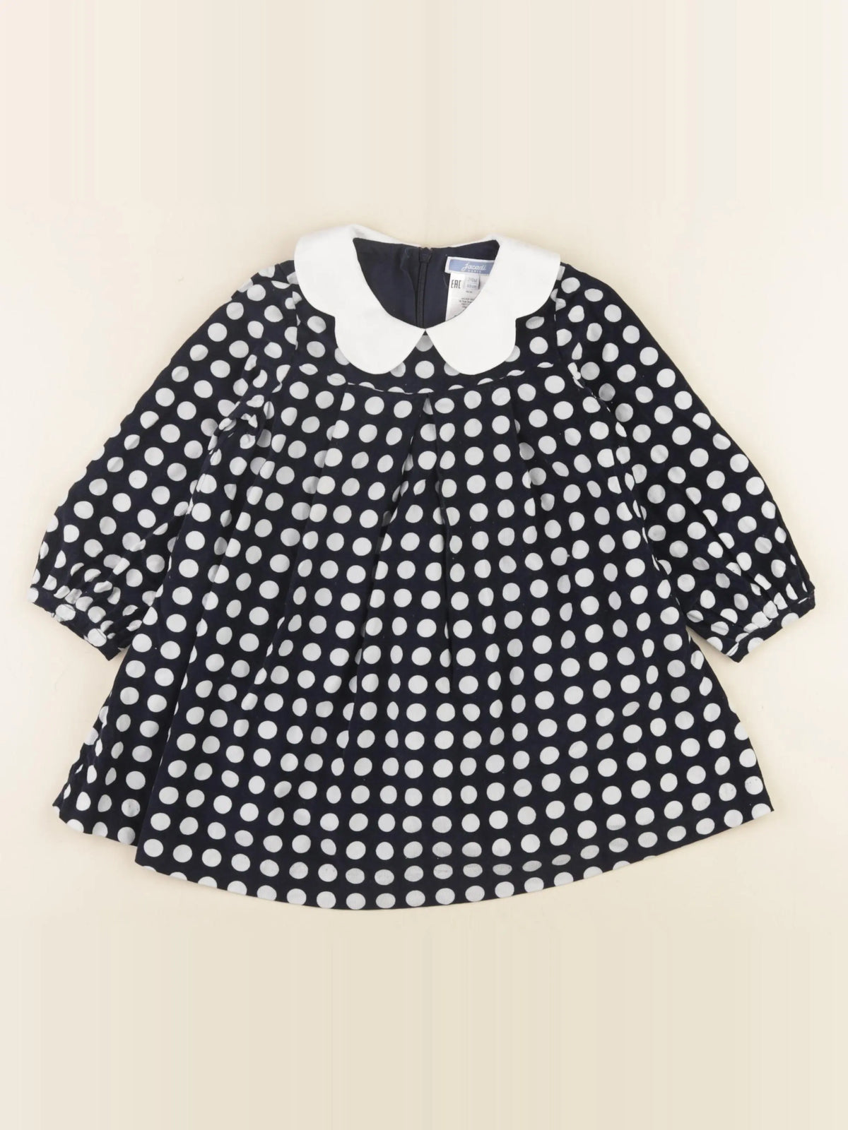 Jacadi - robe bleu, blanc - 24 mois