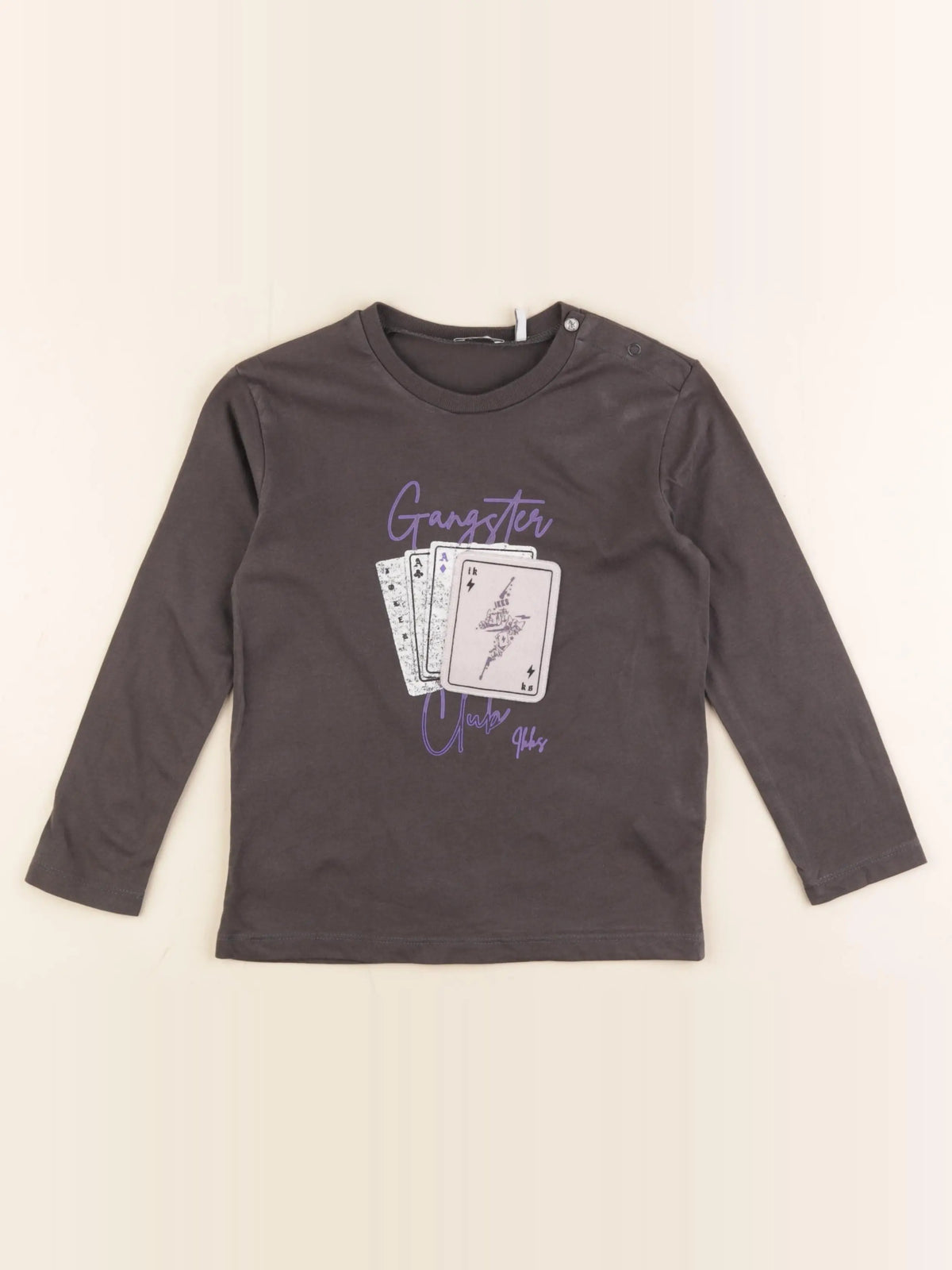 IKKS - tee-shirt gris - 4 ans