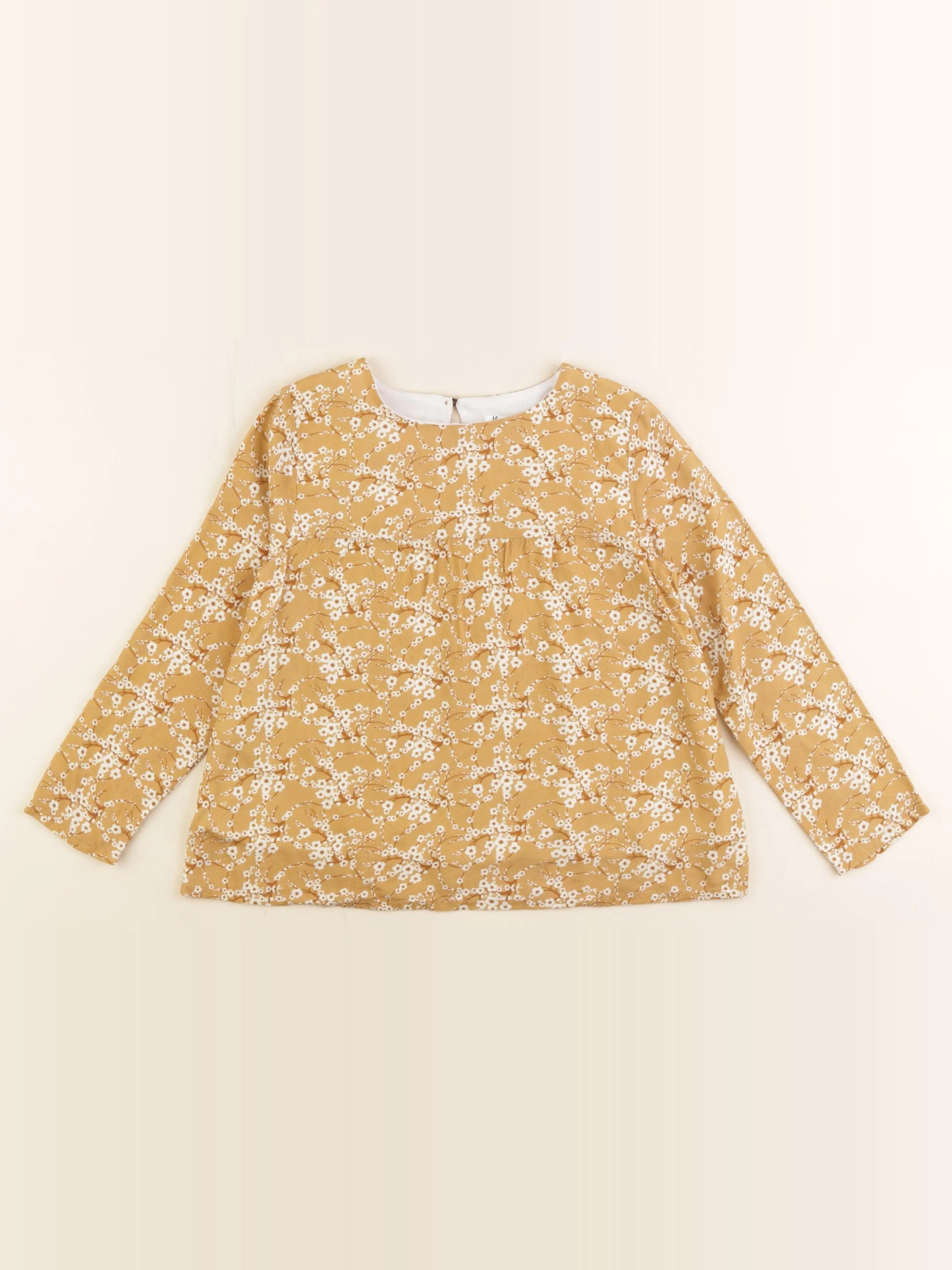 Little Cigogne - blouse jaune - 8 ans