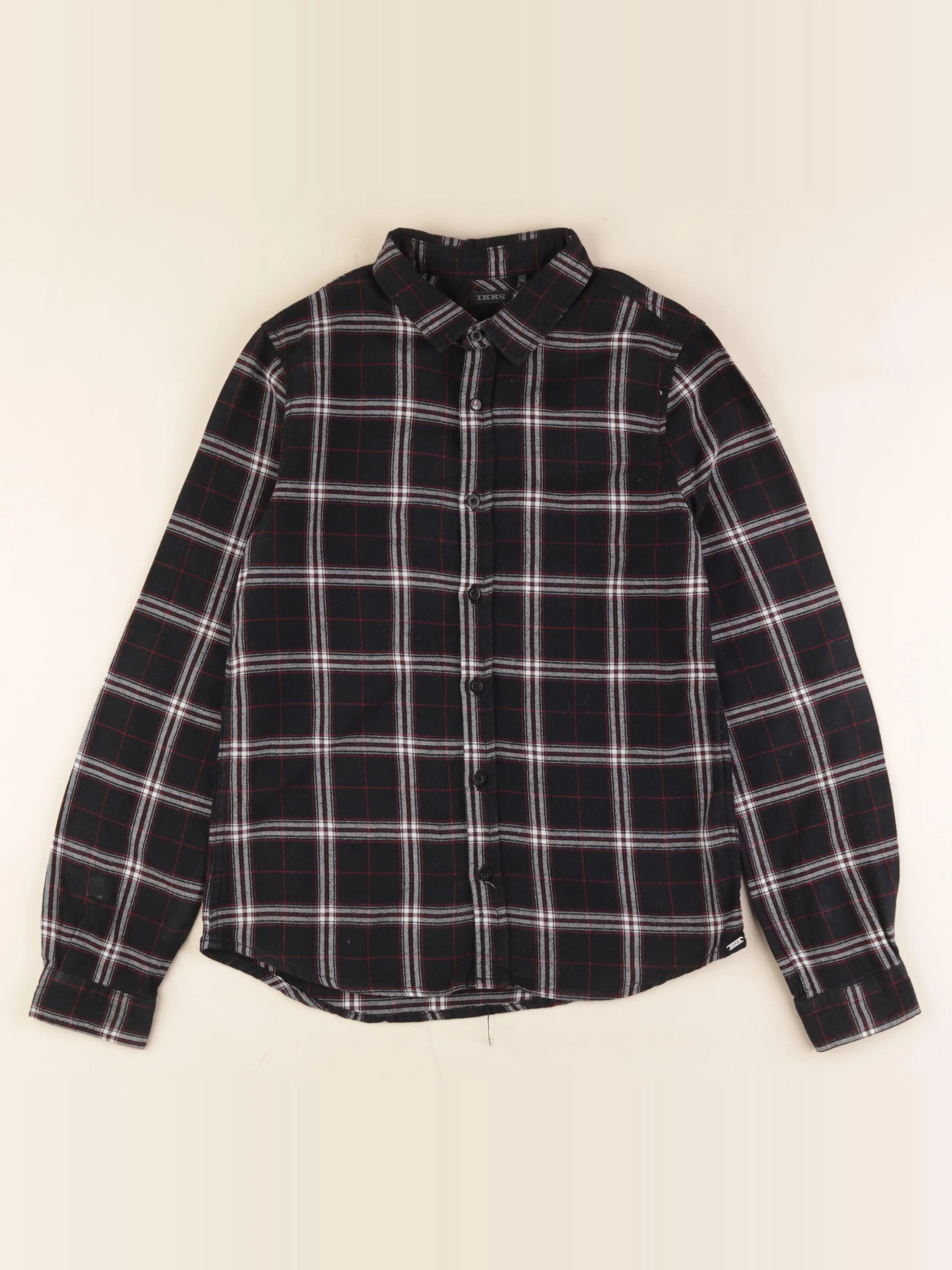 IKKS - chemise noir - 12 ans