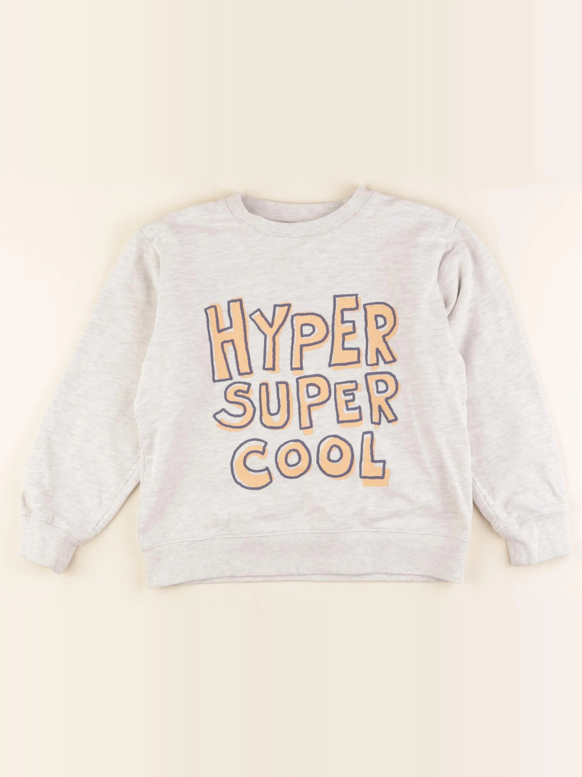 Vertbaudet - sweat gris - 10 ans