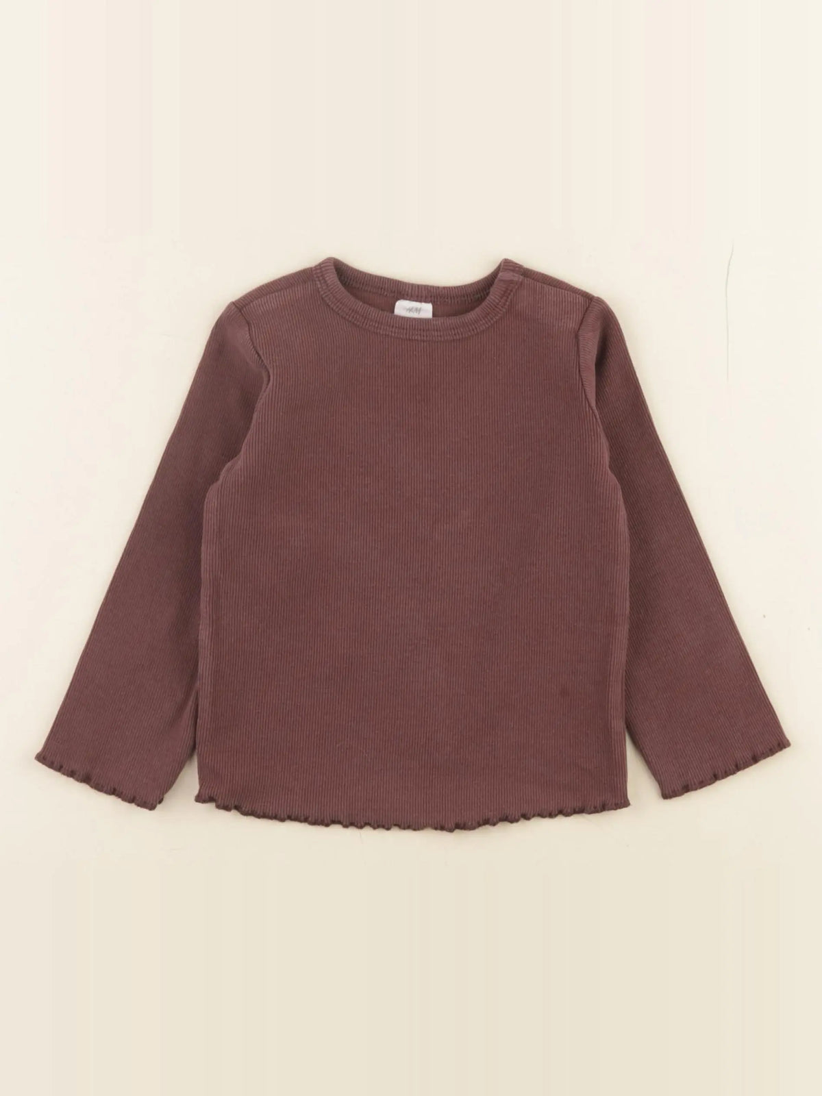 H&M - tee-shirt marron - 12/18 mois