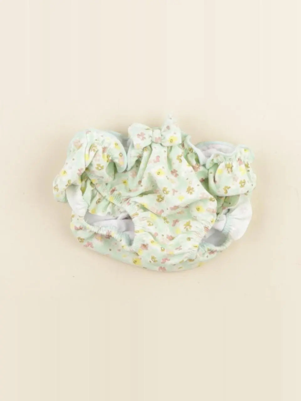 Vertbaudet - maillot de bain vert - 0/3 mois