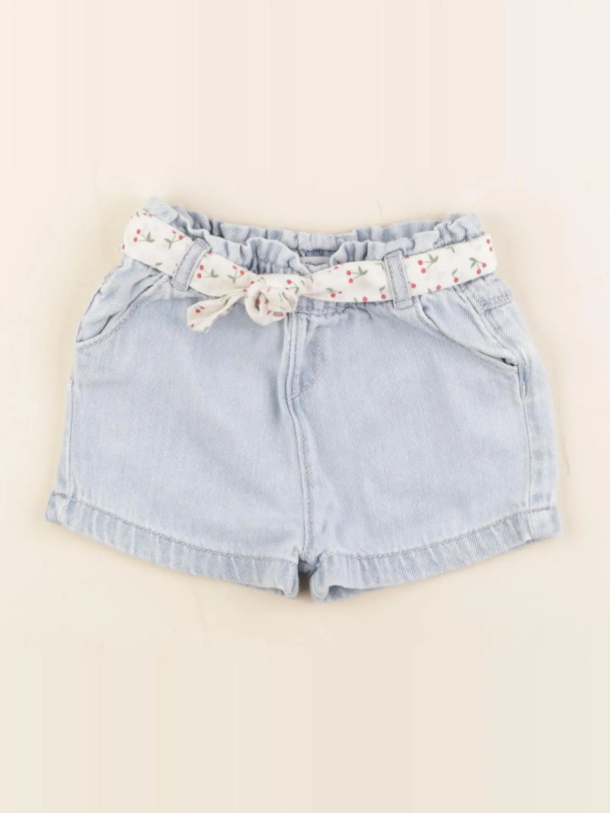 Vertbaudet - short bleu - 12 mois