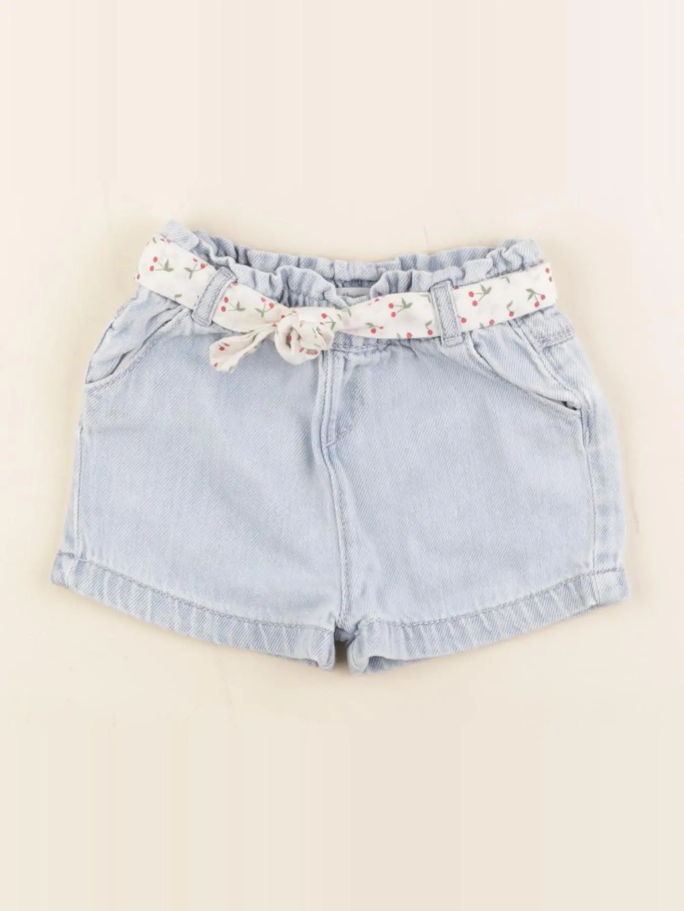 Vertbaudet - short bleu - 12 mois
