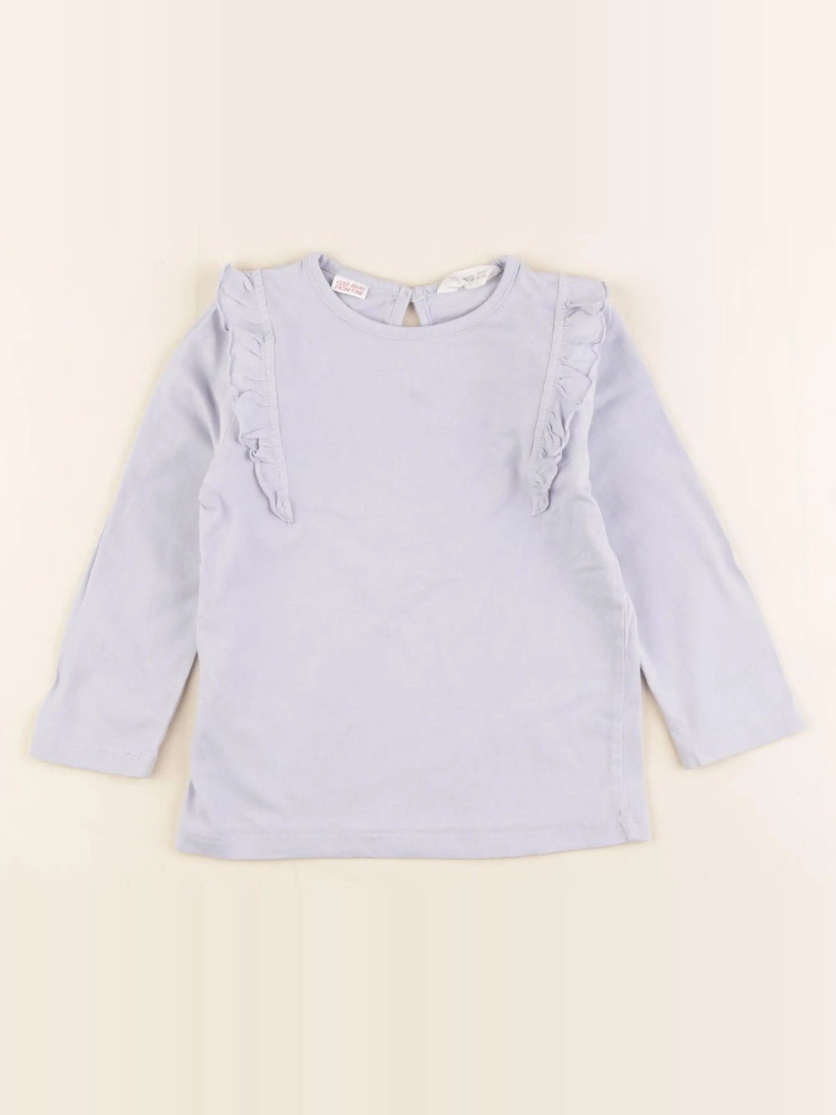 Mango - tee-shirt bleu - 18/24 mois
