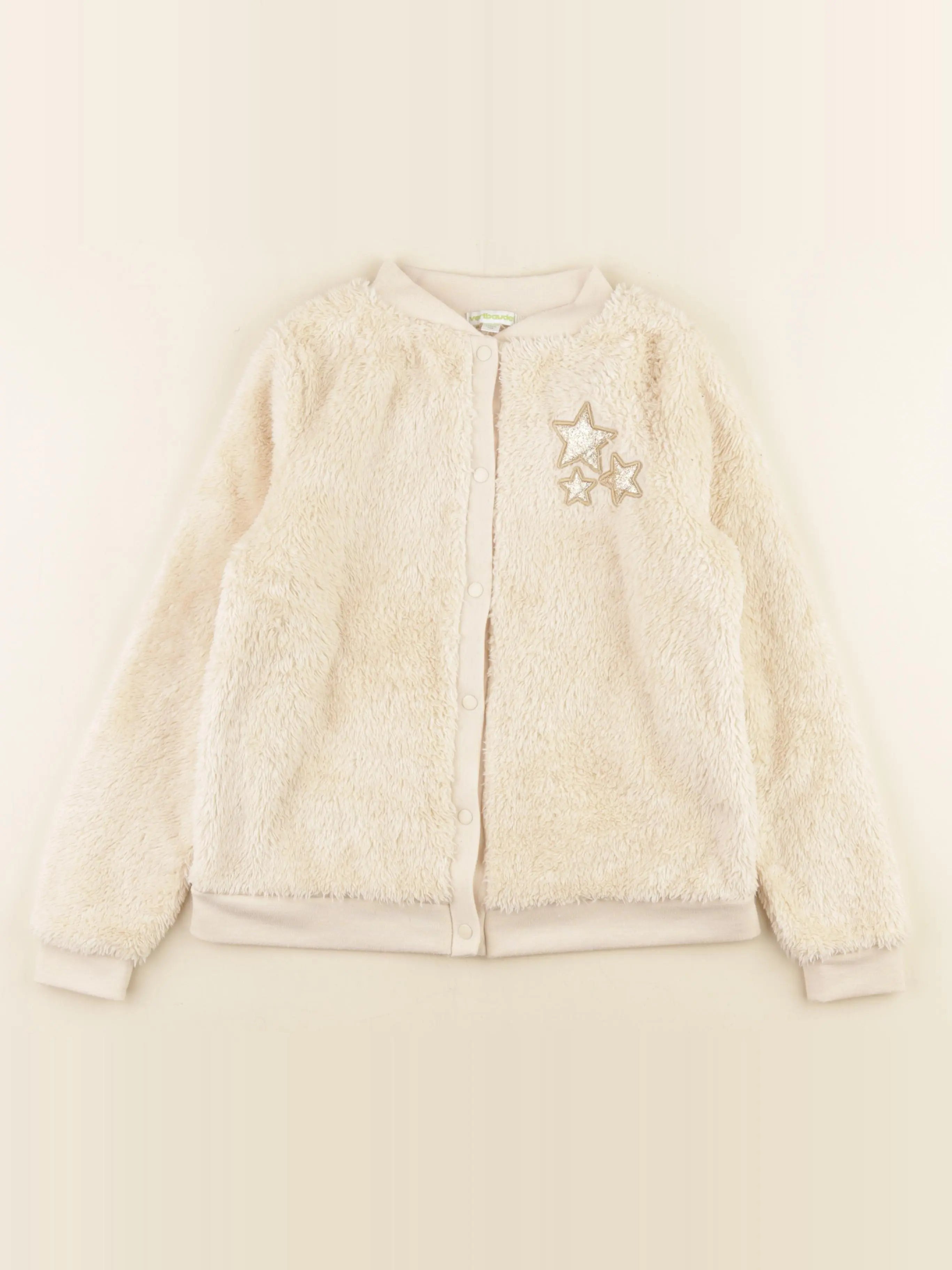 Vertbaudet - veste beige - 10 ans