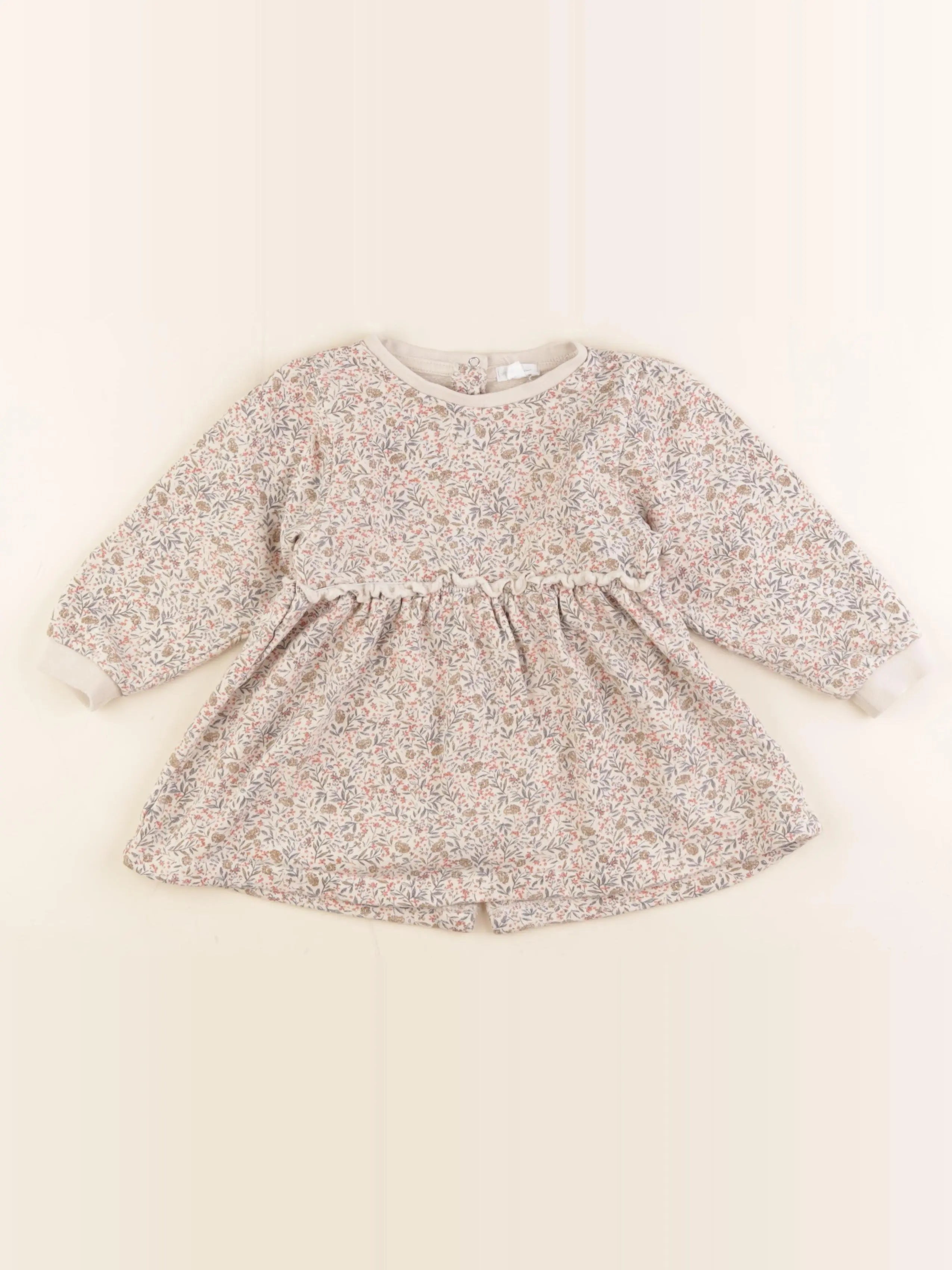 Vertbaudet - robe multicolore - 24 mois