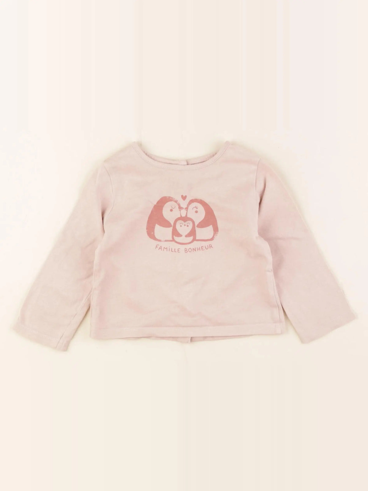 Vertbaudet - tee-shirt rose - 6 mois