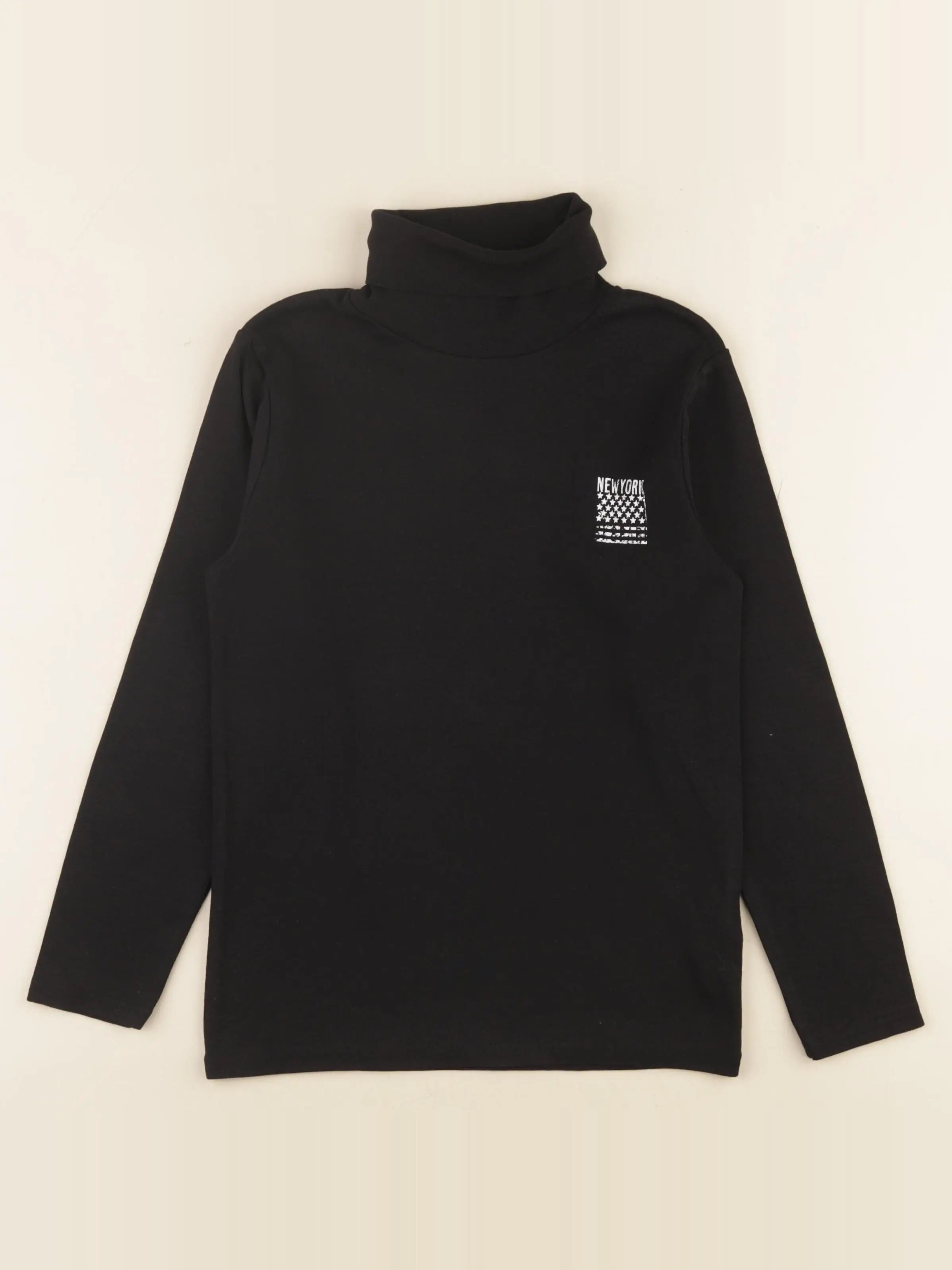 Vertbaudet - sous-pull noir - 10 ans