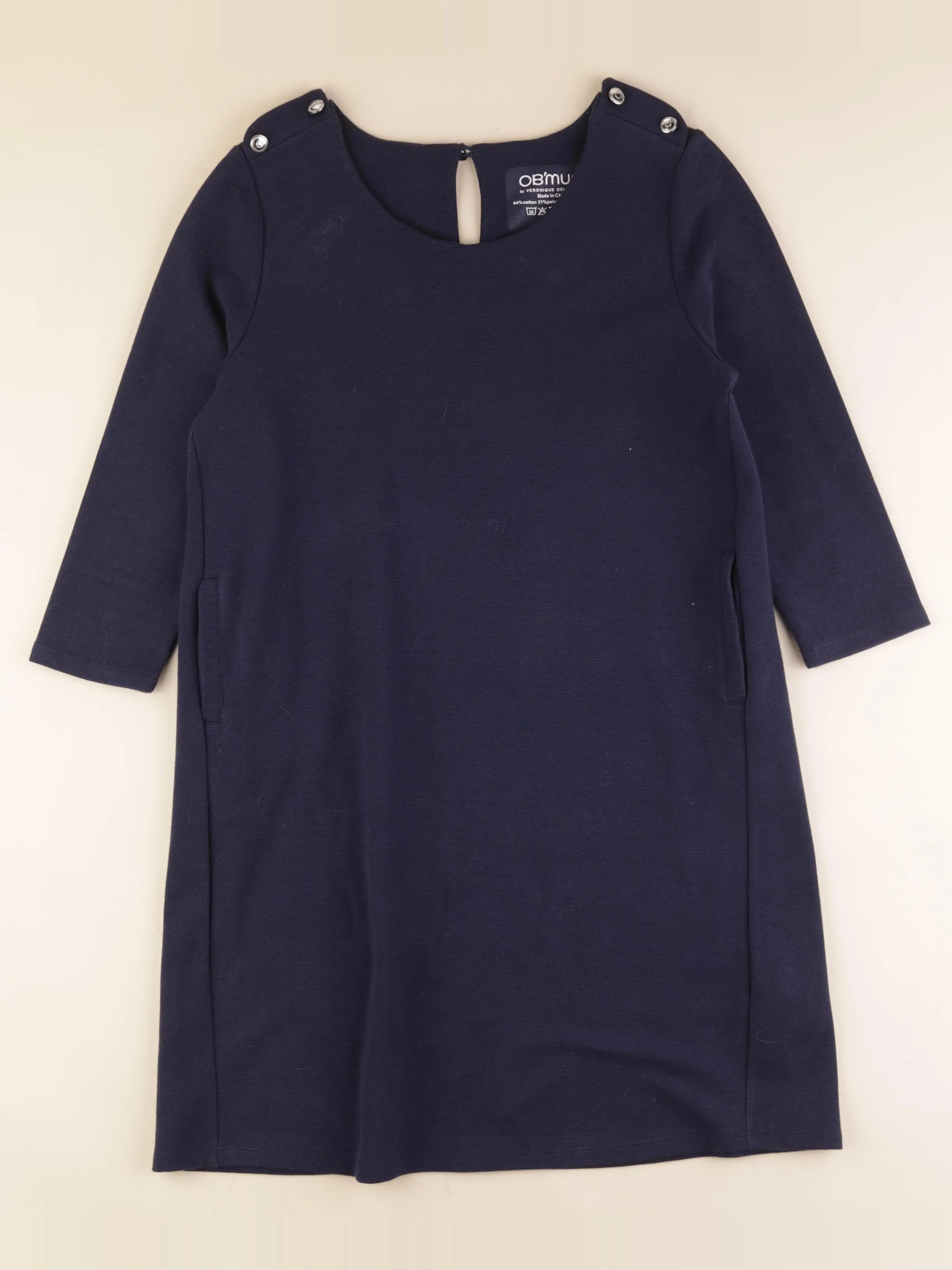 OB'MUM - robe grossesse bleu - 42 à 44