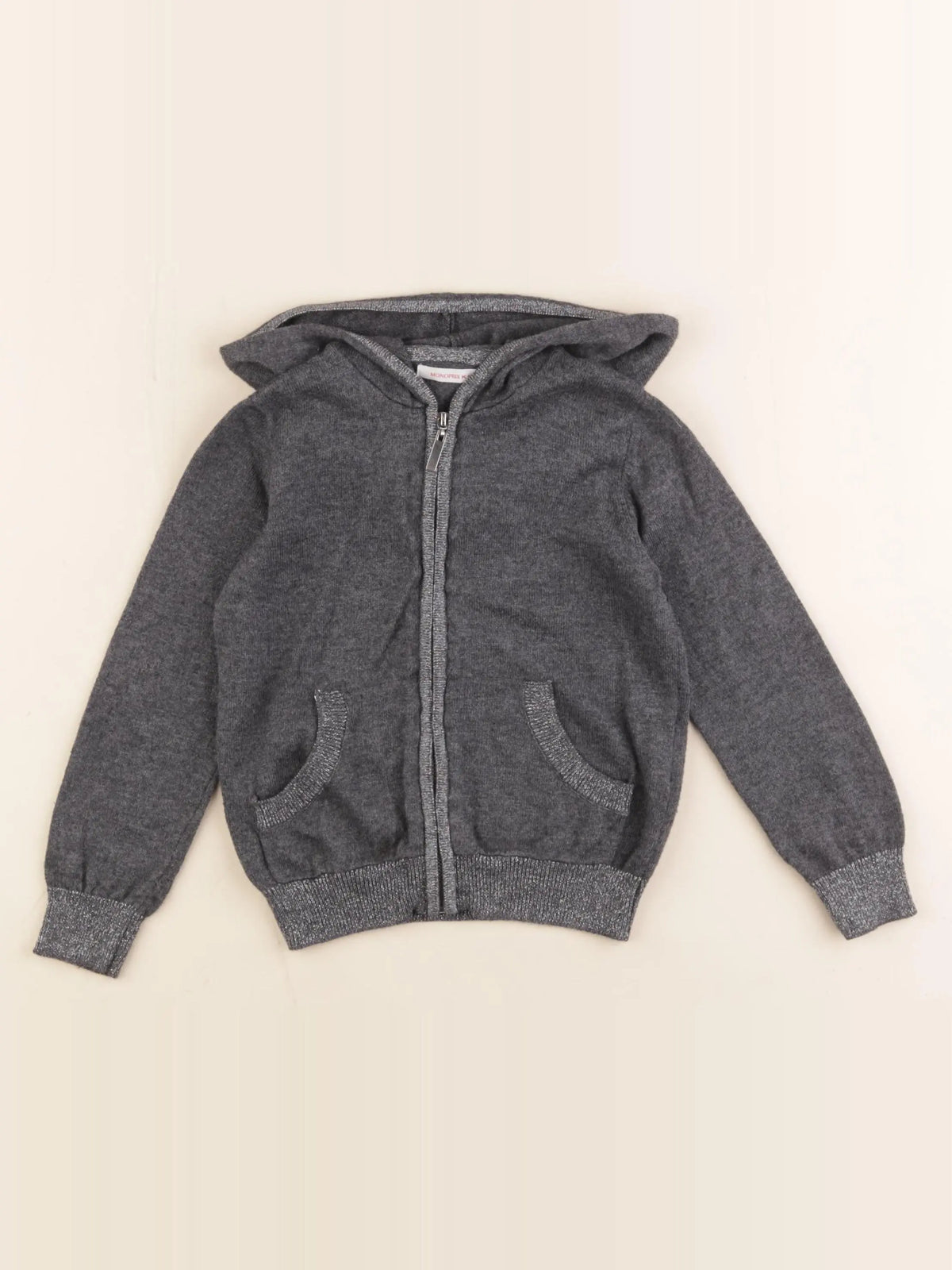 Monoprix - gilet gris - 3 ans